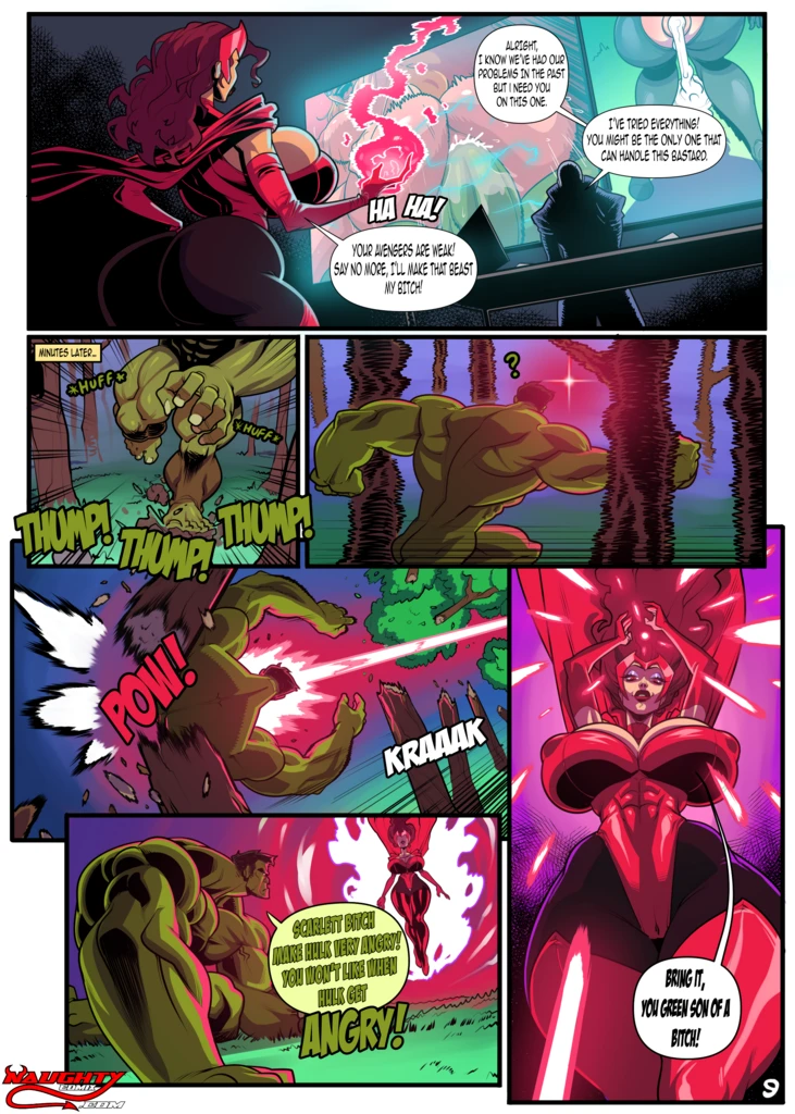 The Insatiable Hulk porn comic picture 9