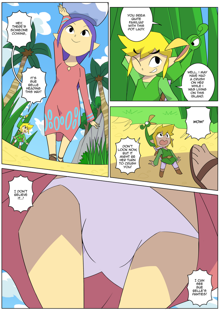 The Journey Up Sue Belle's Panties porn comic picture 1