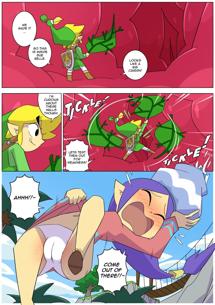 The Journey Up Sue Belle's Panties porn comic picture 8