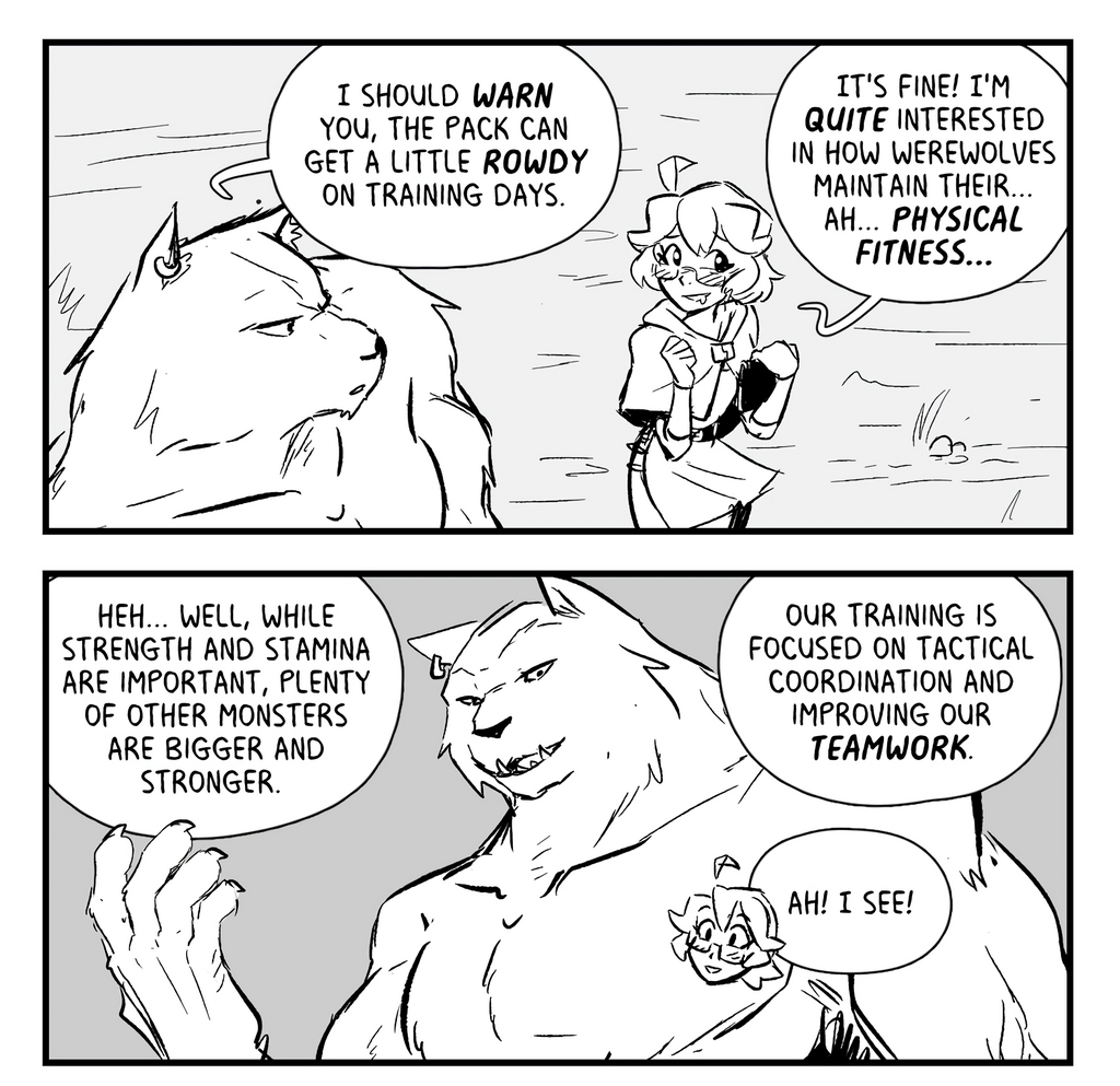 Werewolf Social Behavior porn comic picture 1