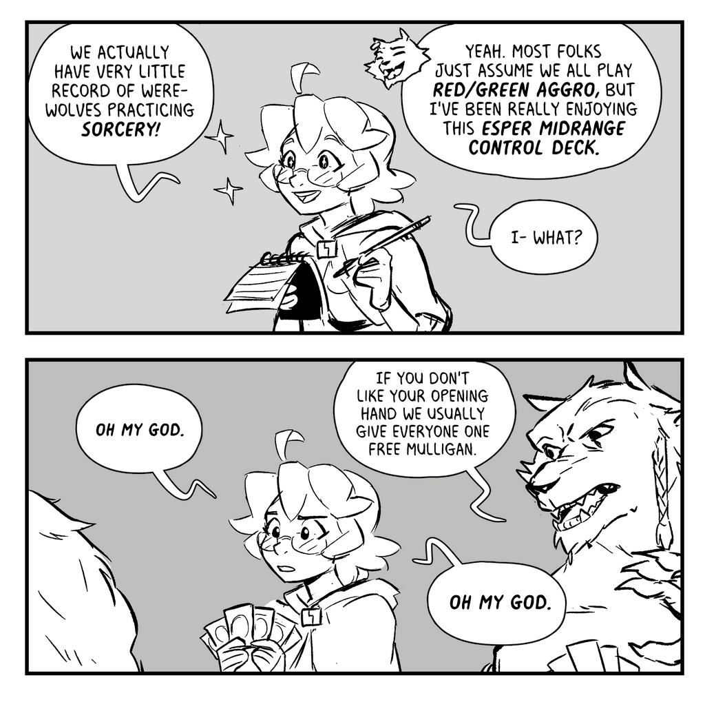 Werewolf Social Behavior porn comic picture 4