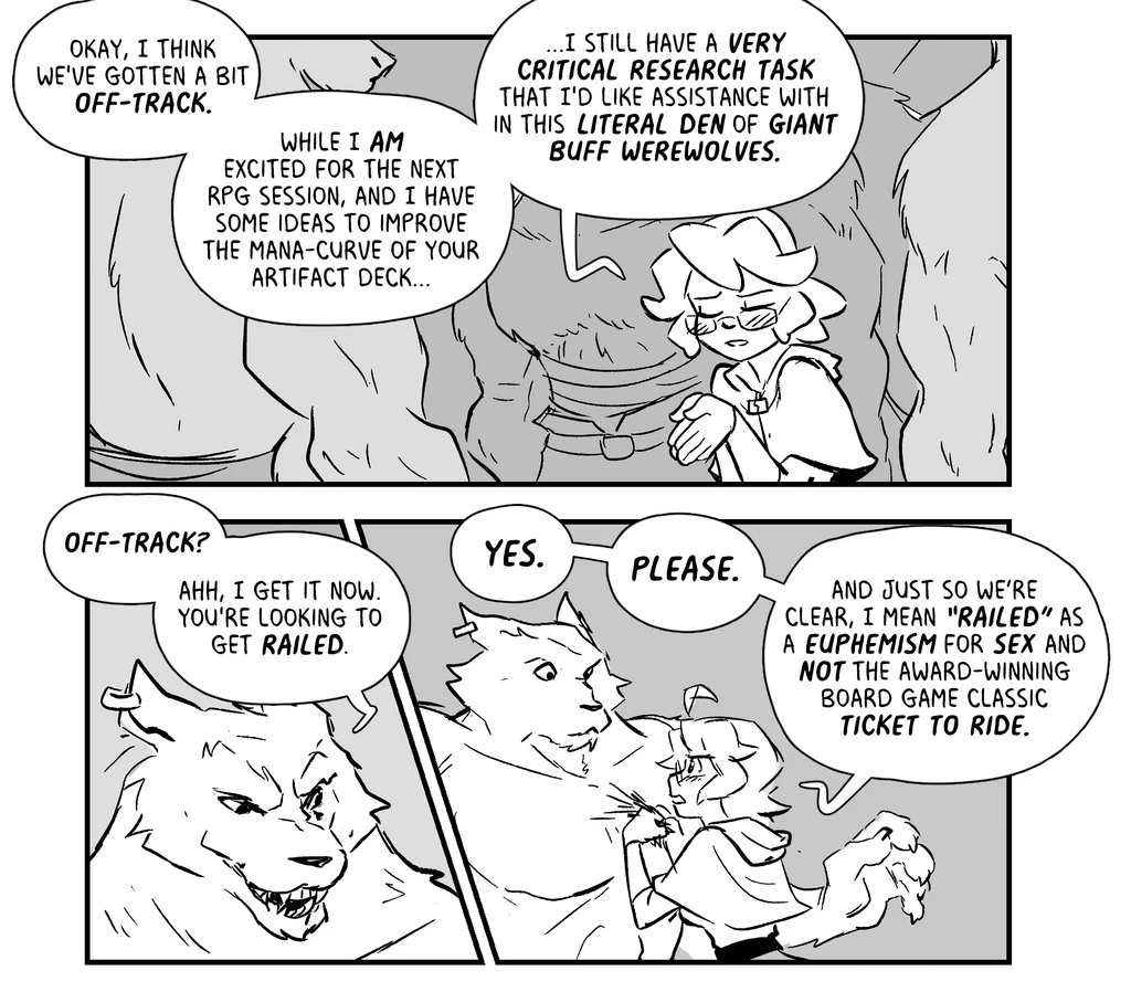 Werewolf Social Behavior porn comic picture 5