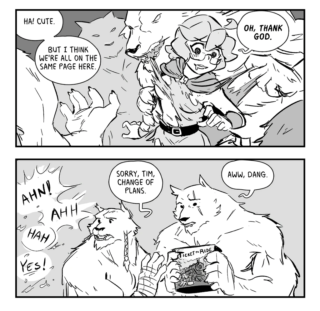 Werewolf Social Behavior porn comic picture 6