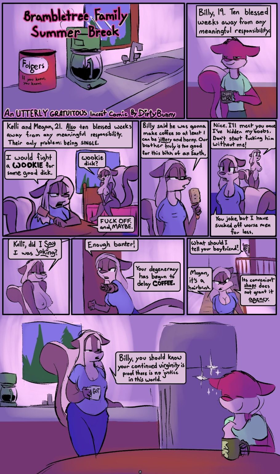 Brambletree Family Summer Vacation porn comic picture 1