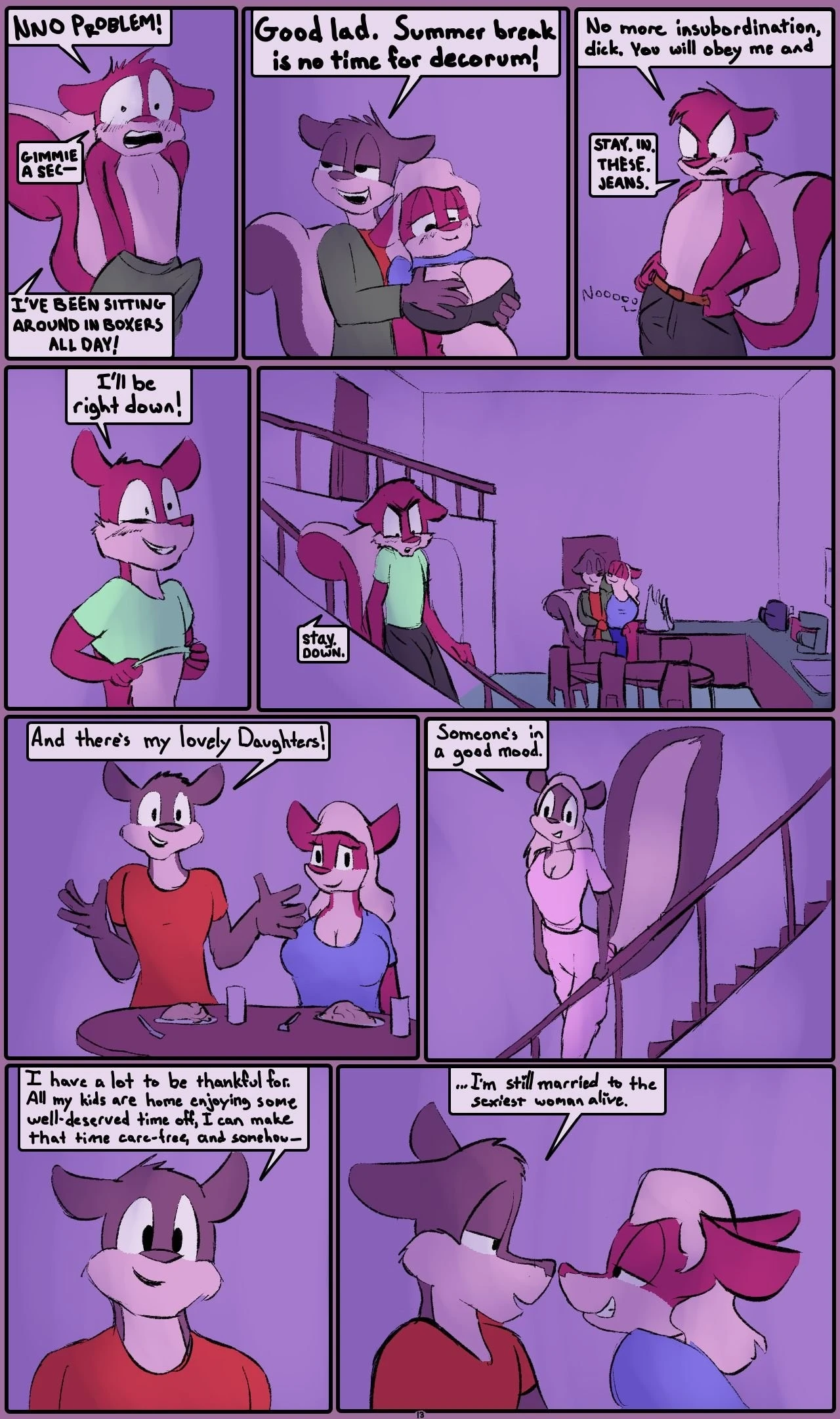 Brambletree Family Summer Vacation porn comic picture 13