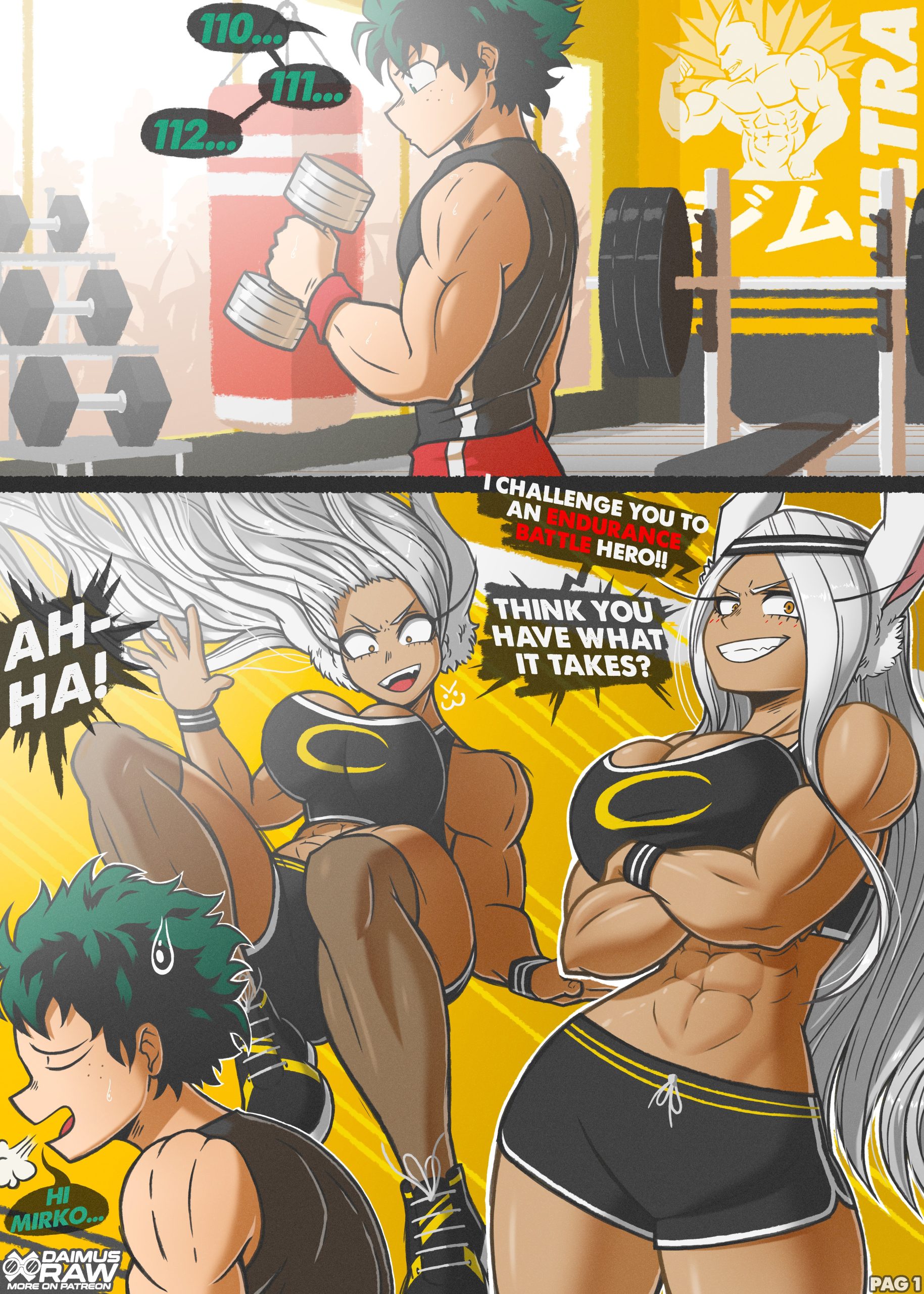 Buns of Steel porn comic picture 2