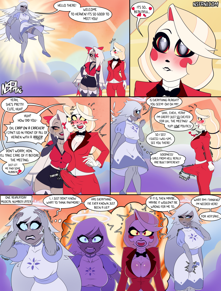 Falling for Angels porn comic picture 1