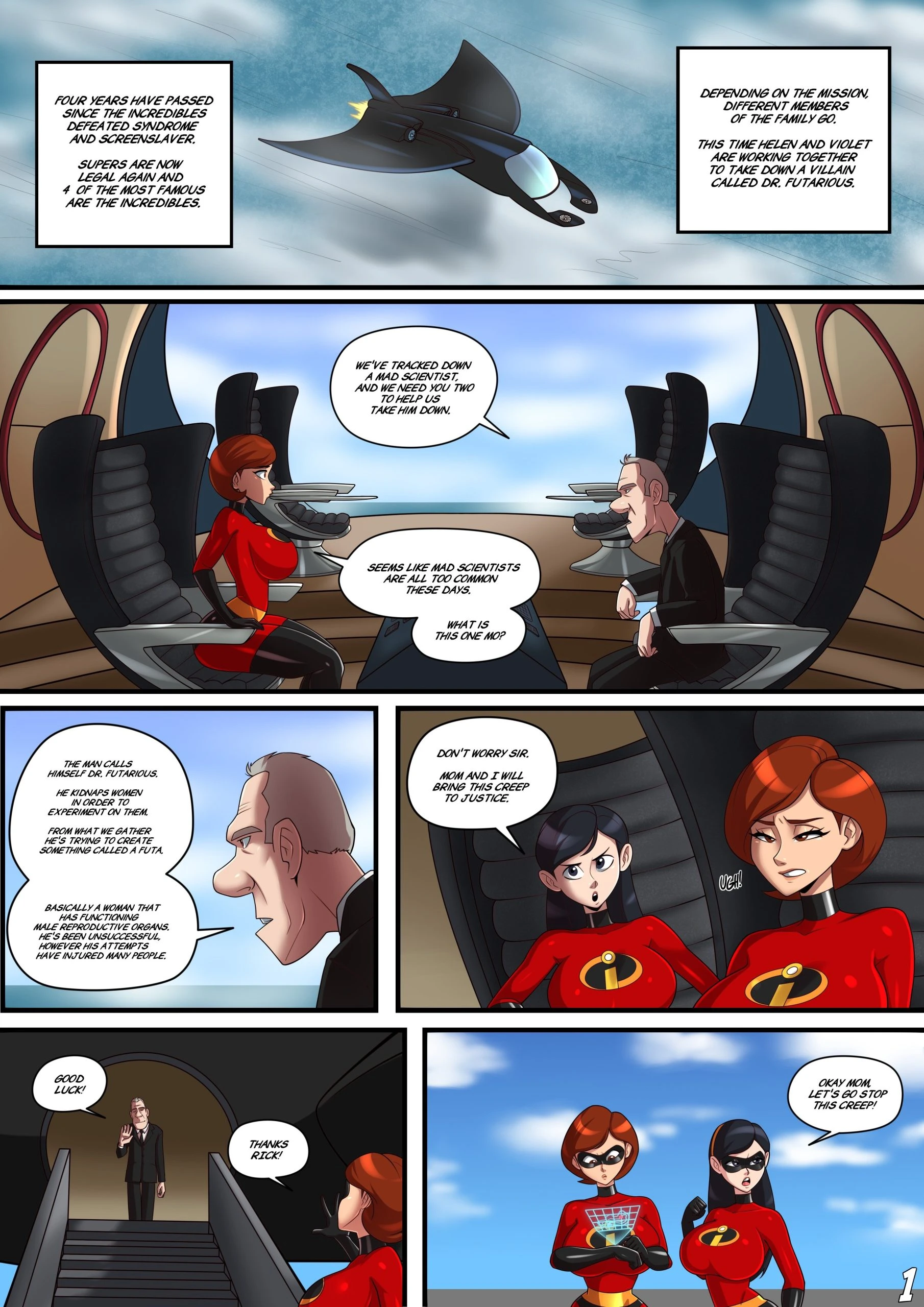 Incestibles: Helen's Stretchy Situation porn comic picture 2