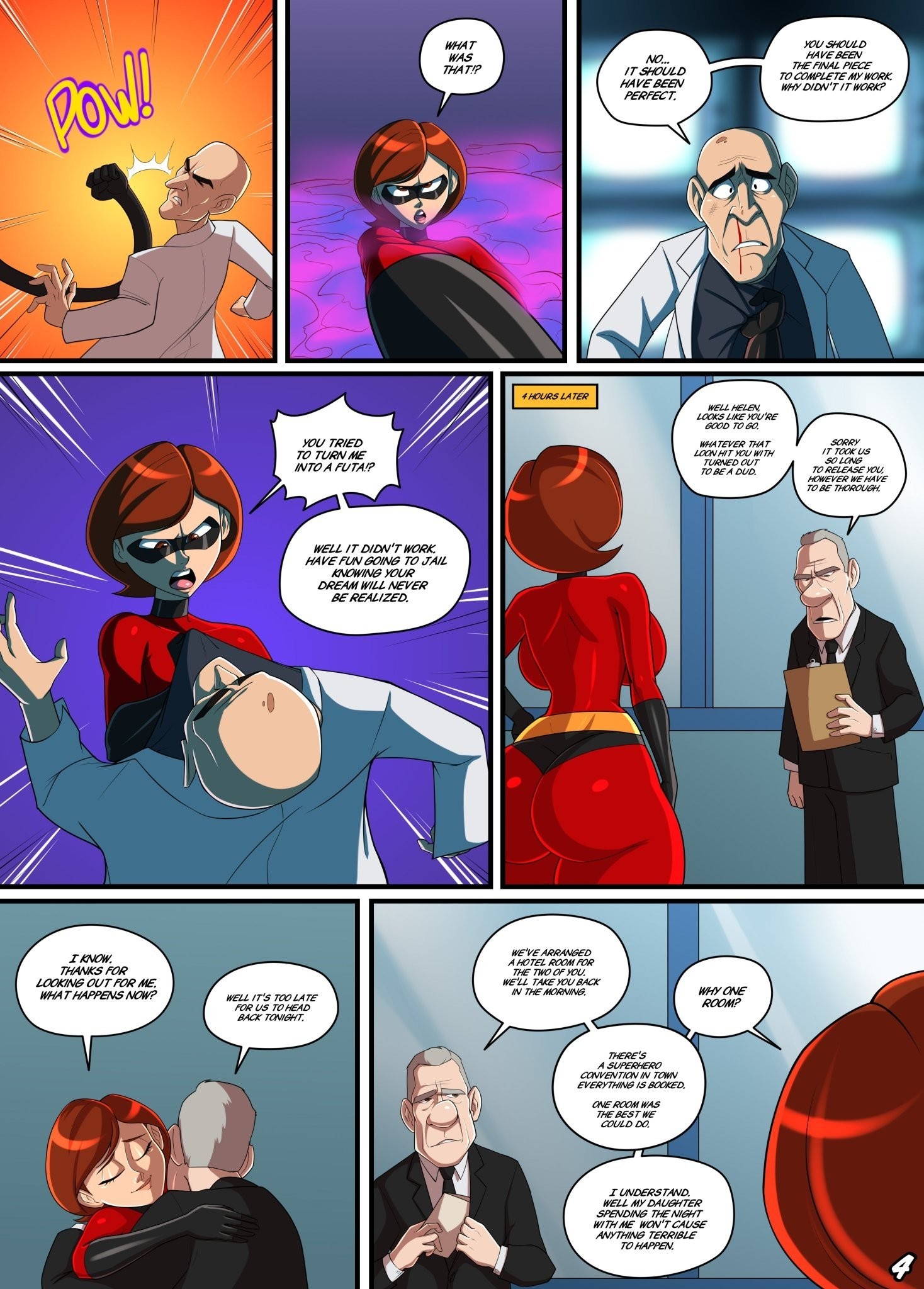 Incestibles: Helen's Stretchy Situation porn comic picture 5