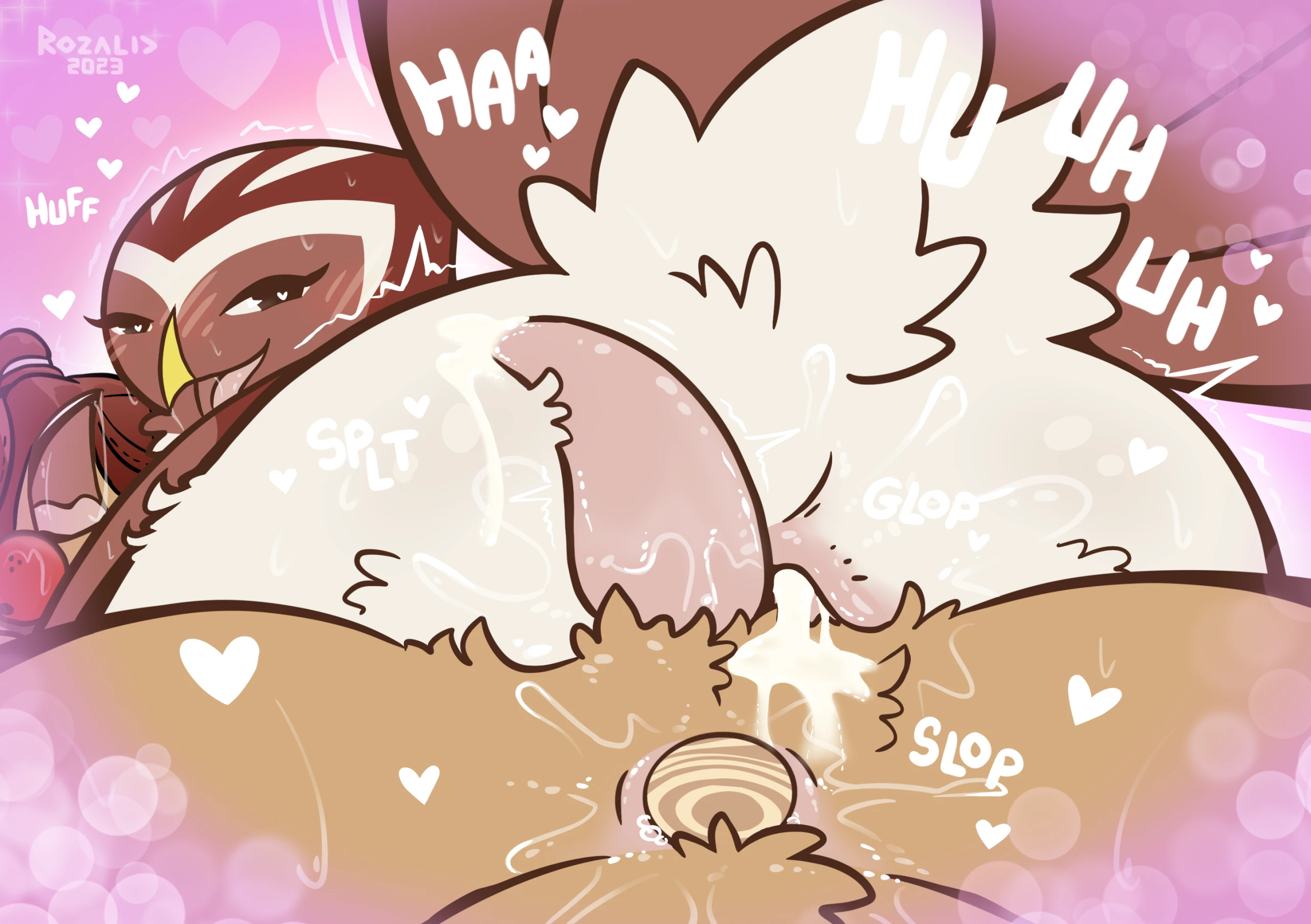 Kinky Owls: Bondage porn comic picture 14