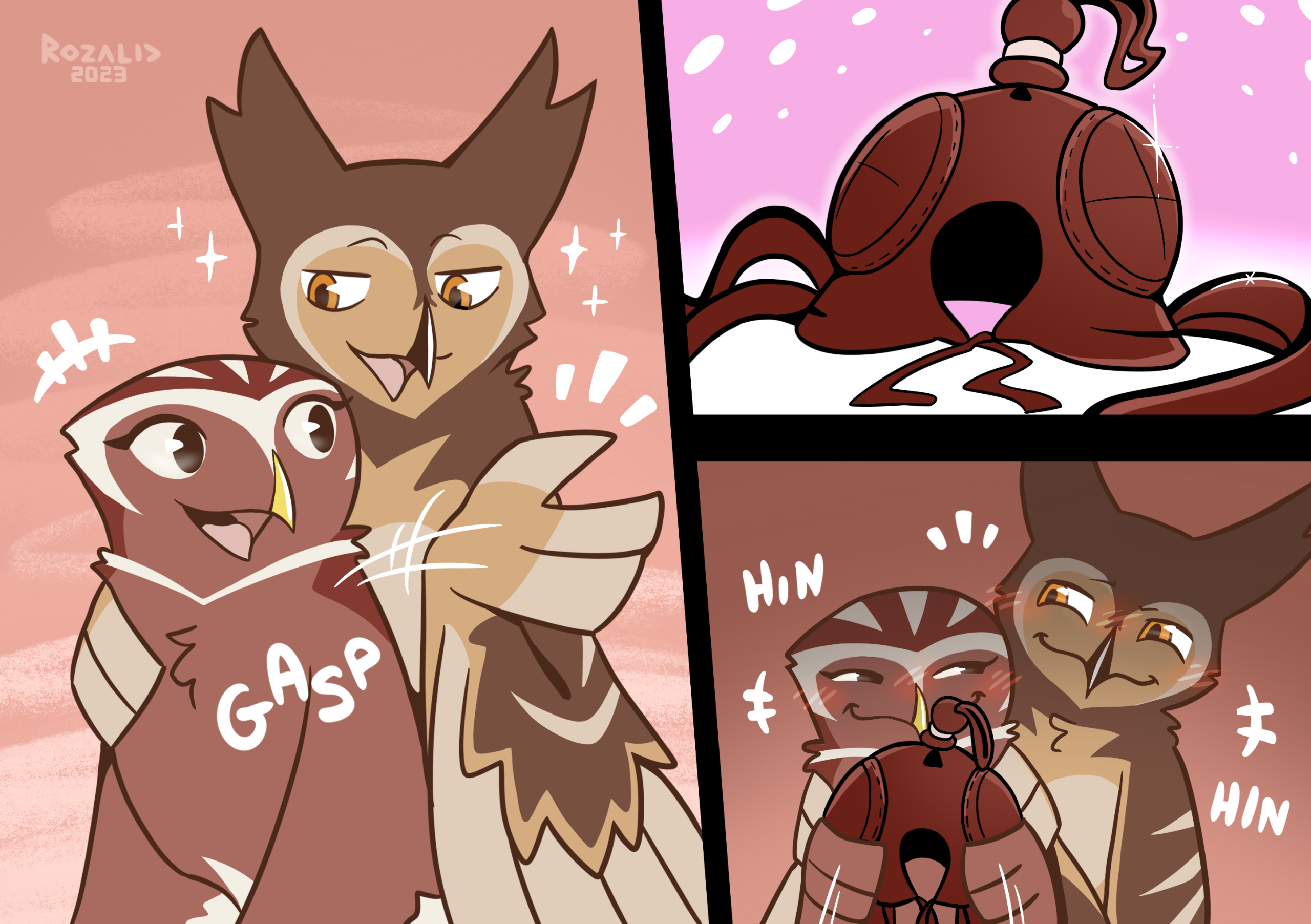 Kinky Owls: Bondage porn comic picture 5