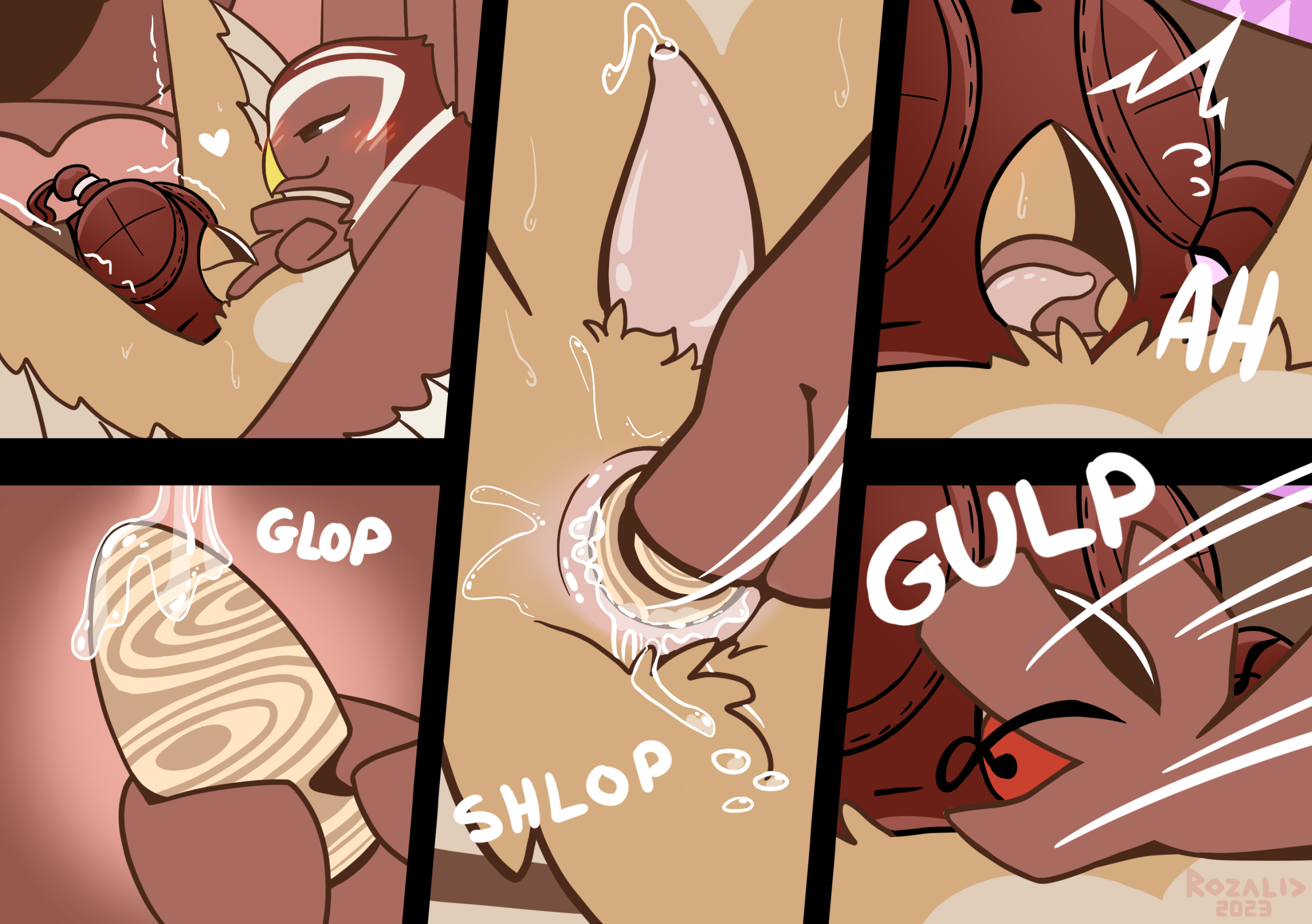 Kinky Owls: Bondage porn comic picture 7