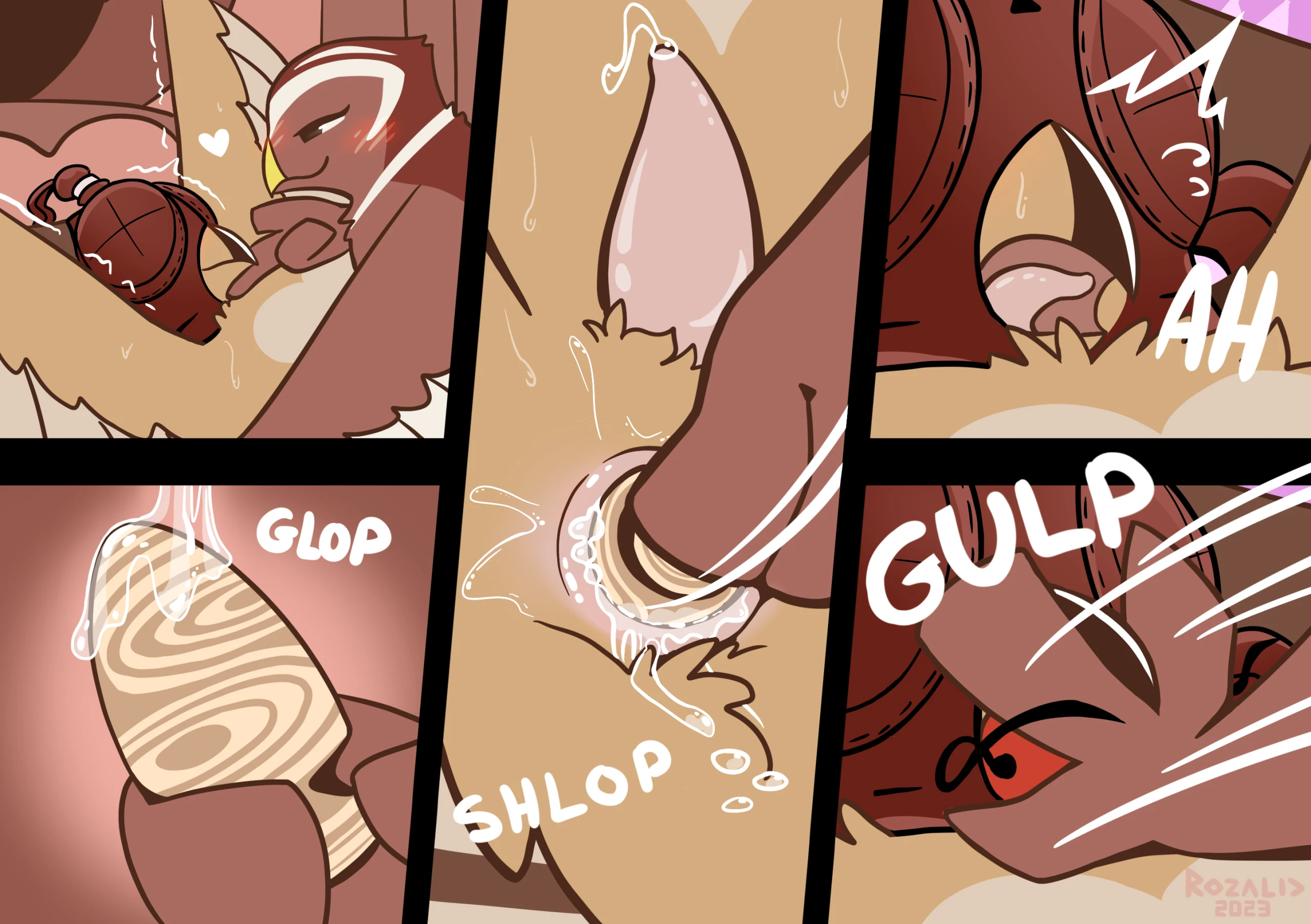 Kinky Owls: Bondage porn comic picture 7