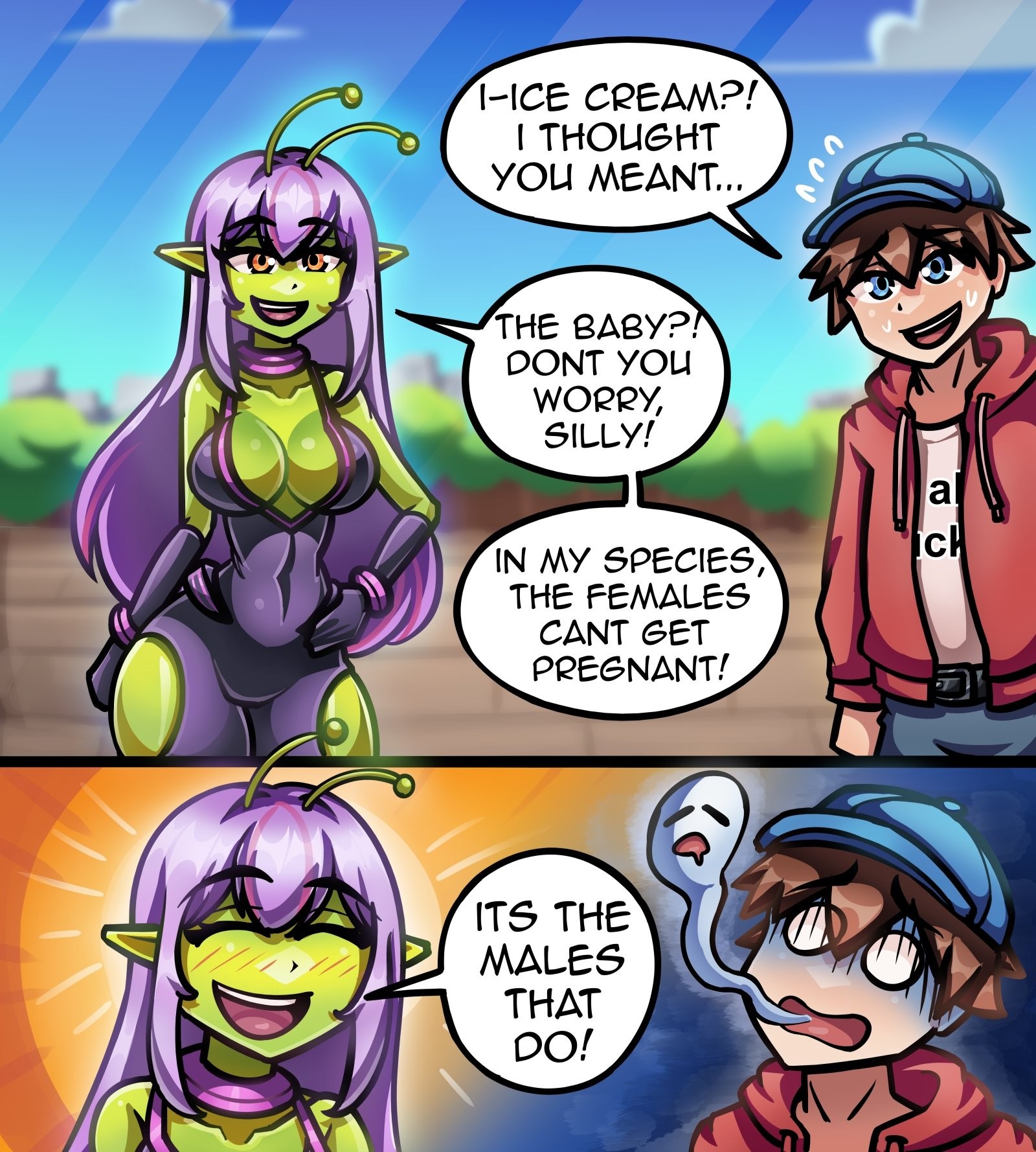 Out of this world porn comic picture 10