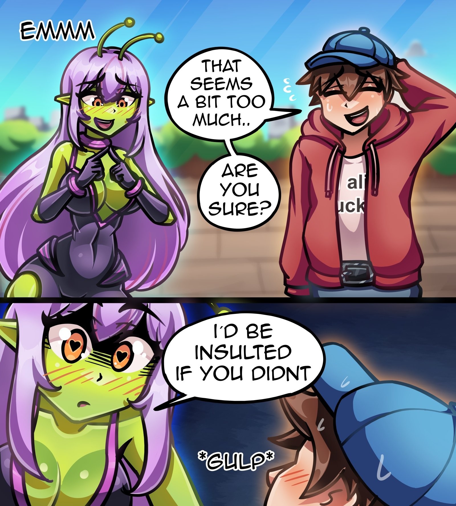 Out of this world porn comic picture 13