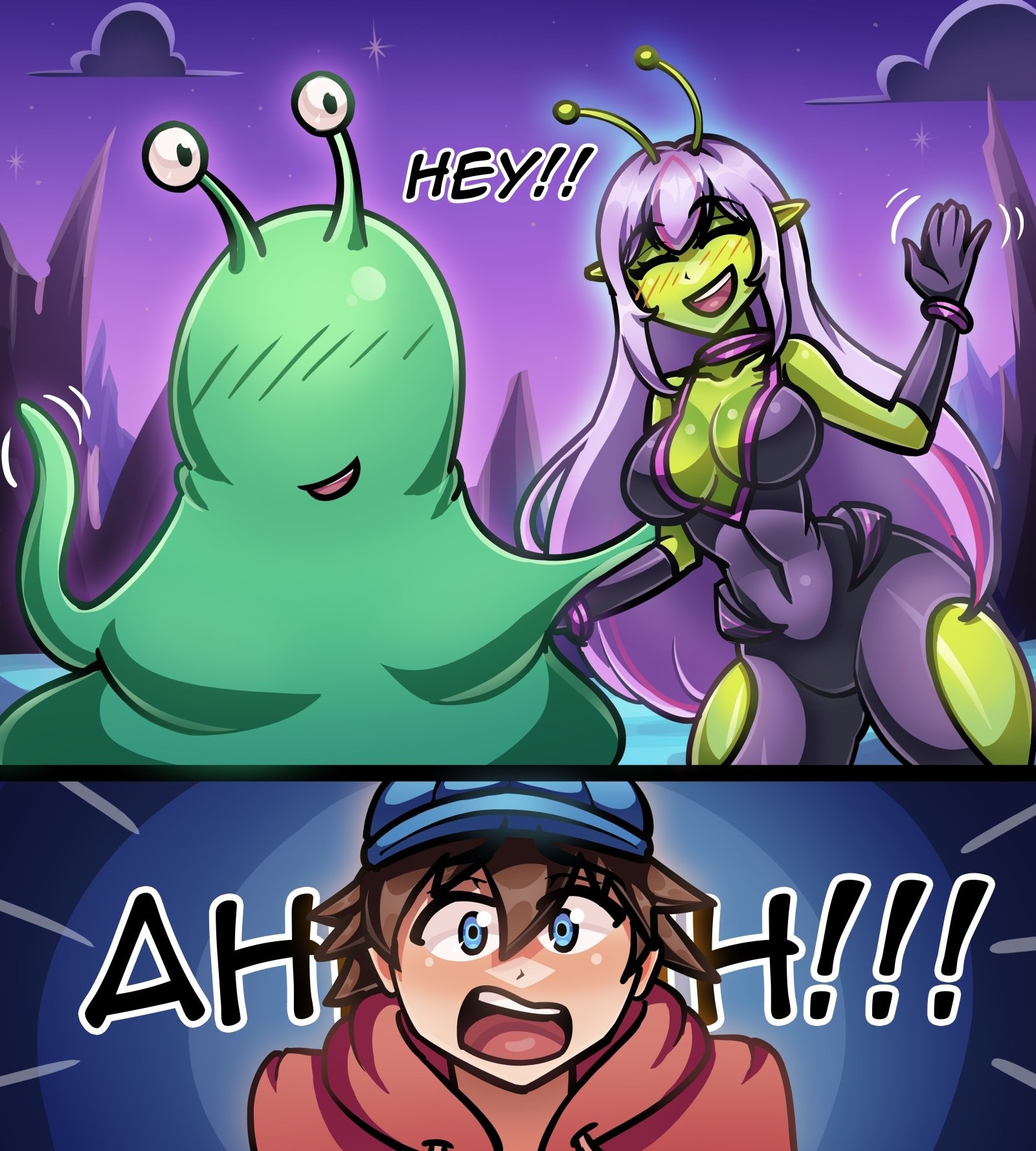 Out of this world porn comic picture 15