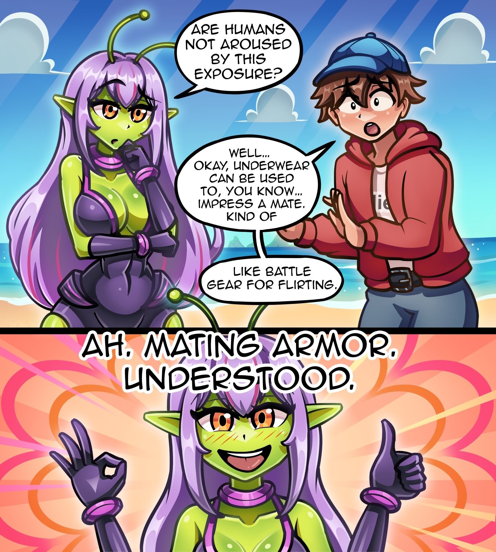 Out of this world porn comic picture 31