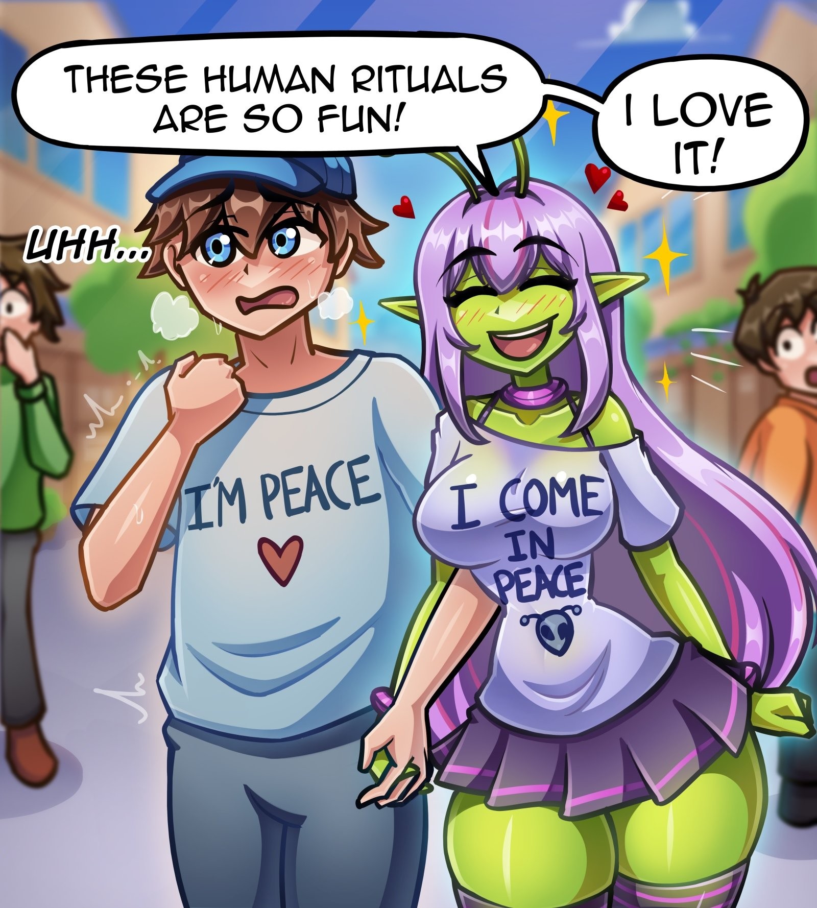 Out of this world porn comic picture 37