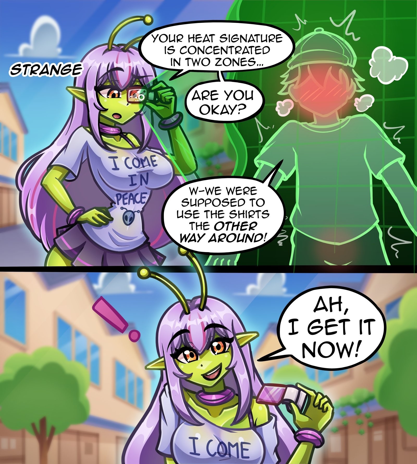 Out of this world porn comic picture 38