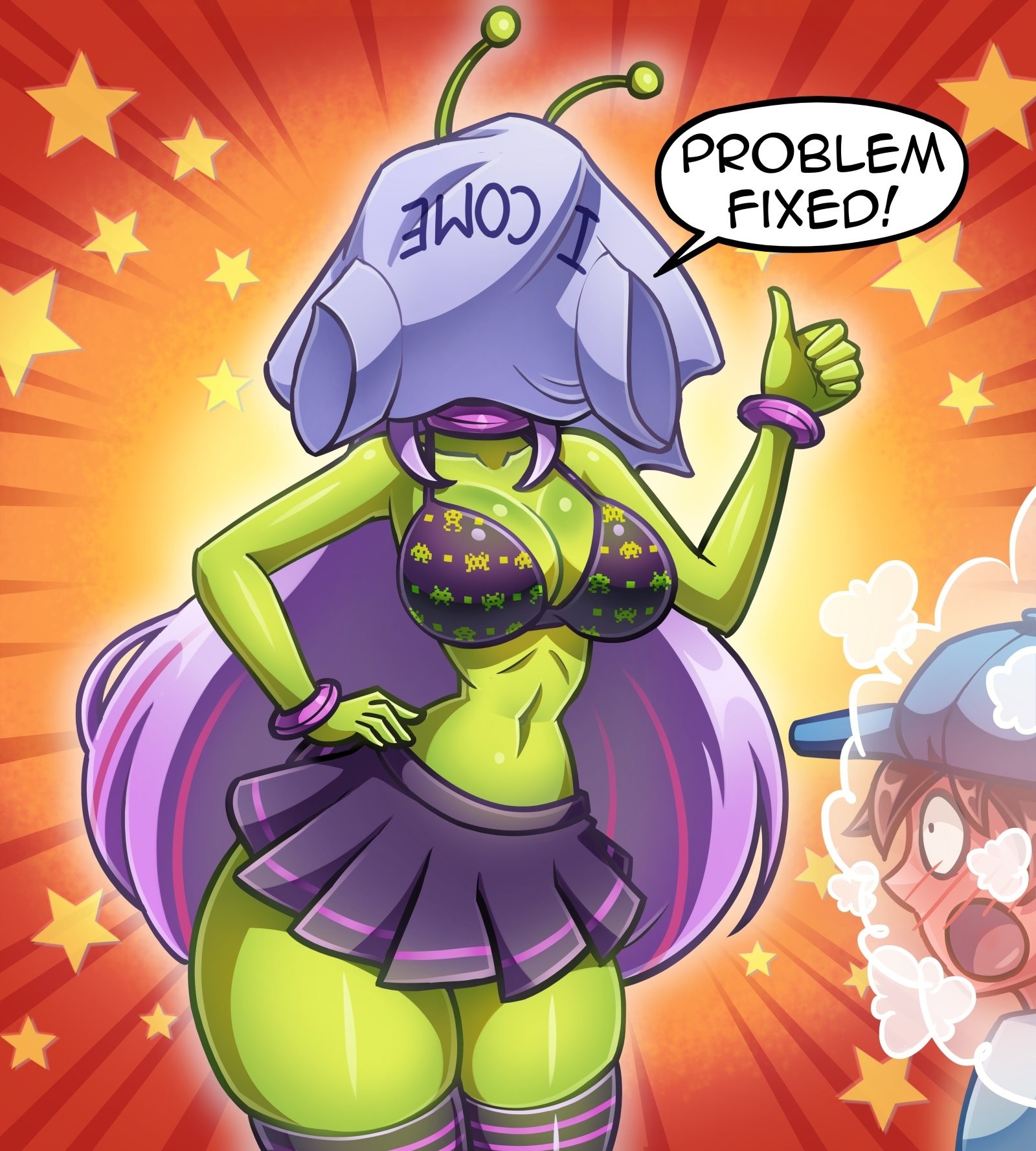 Out of this world porn comic picture 39