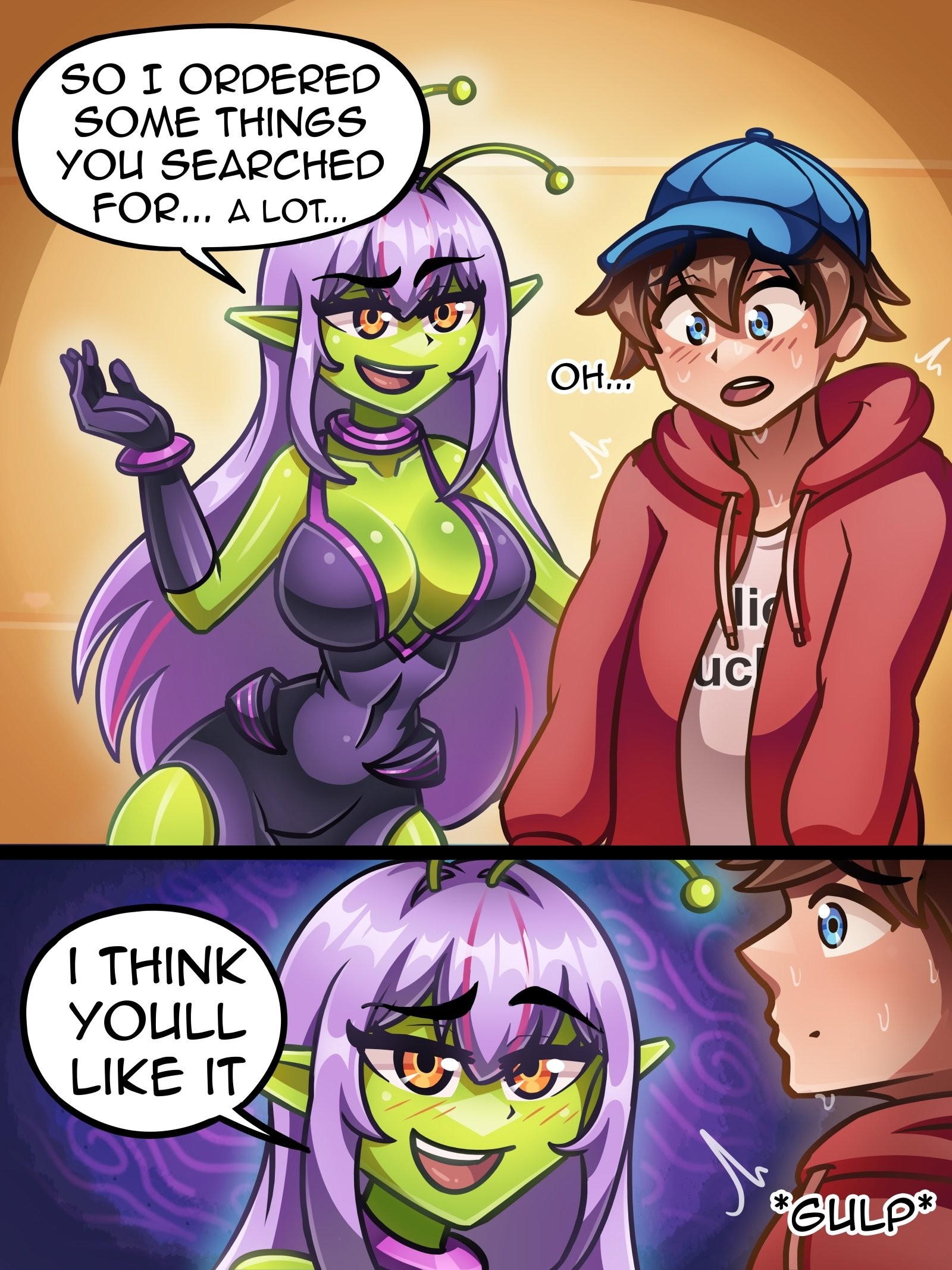 Out of this world porn comic picture 42