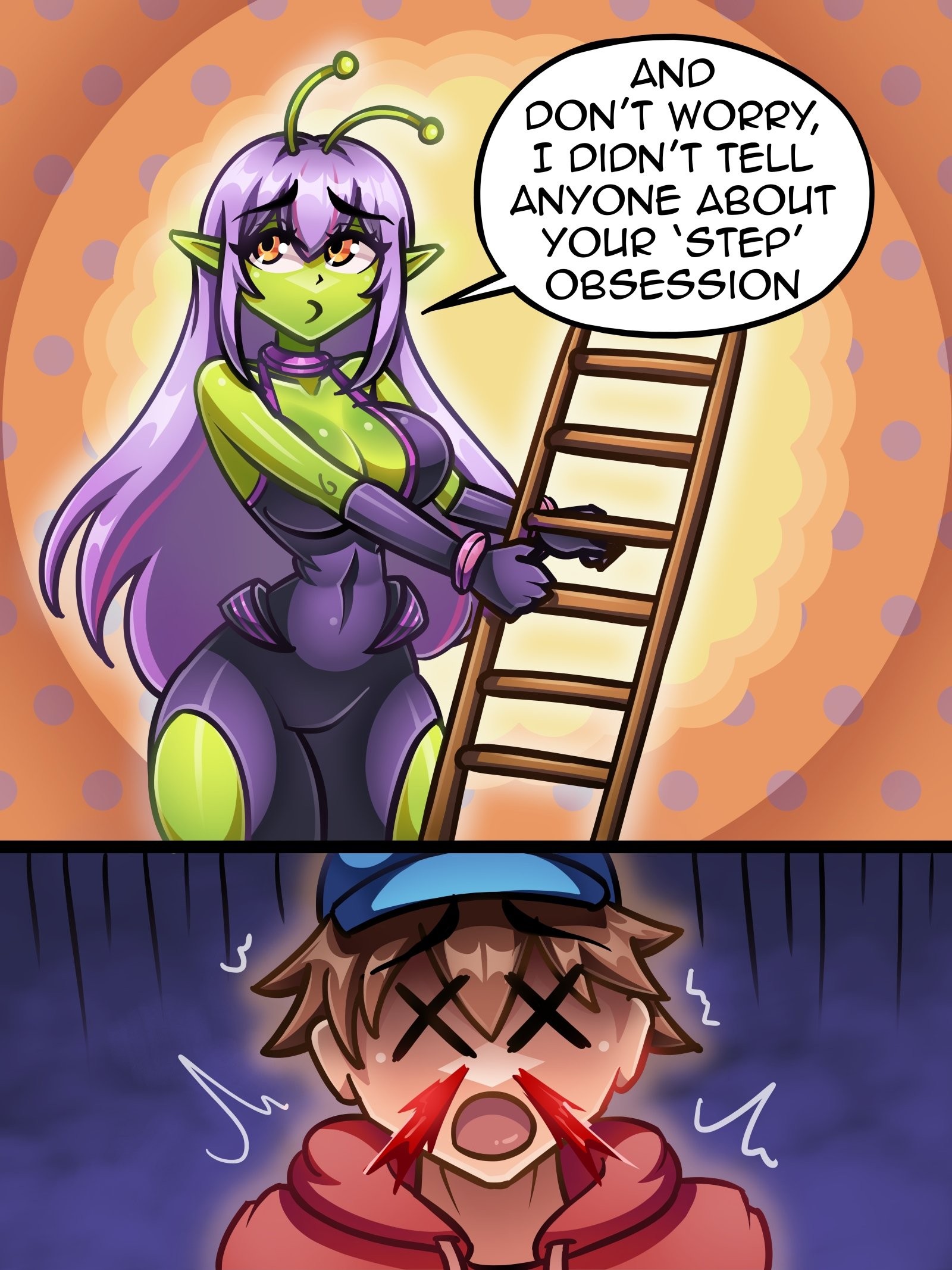 Out of this world porn comic picture 44