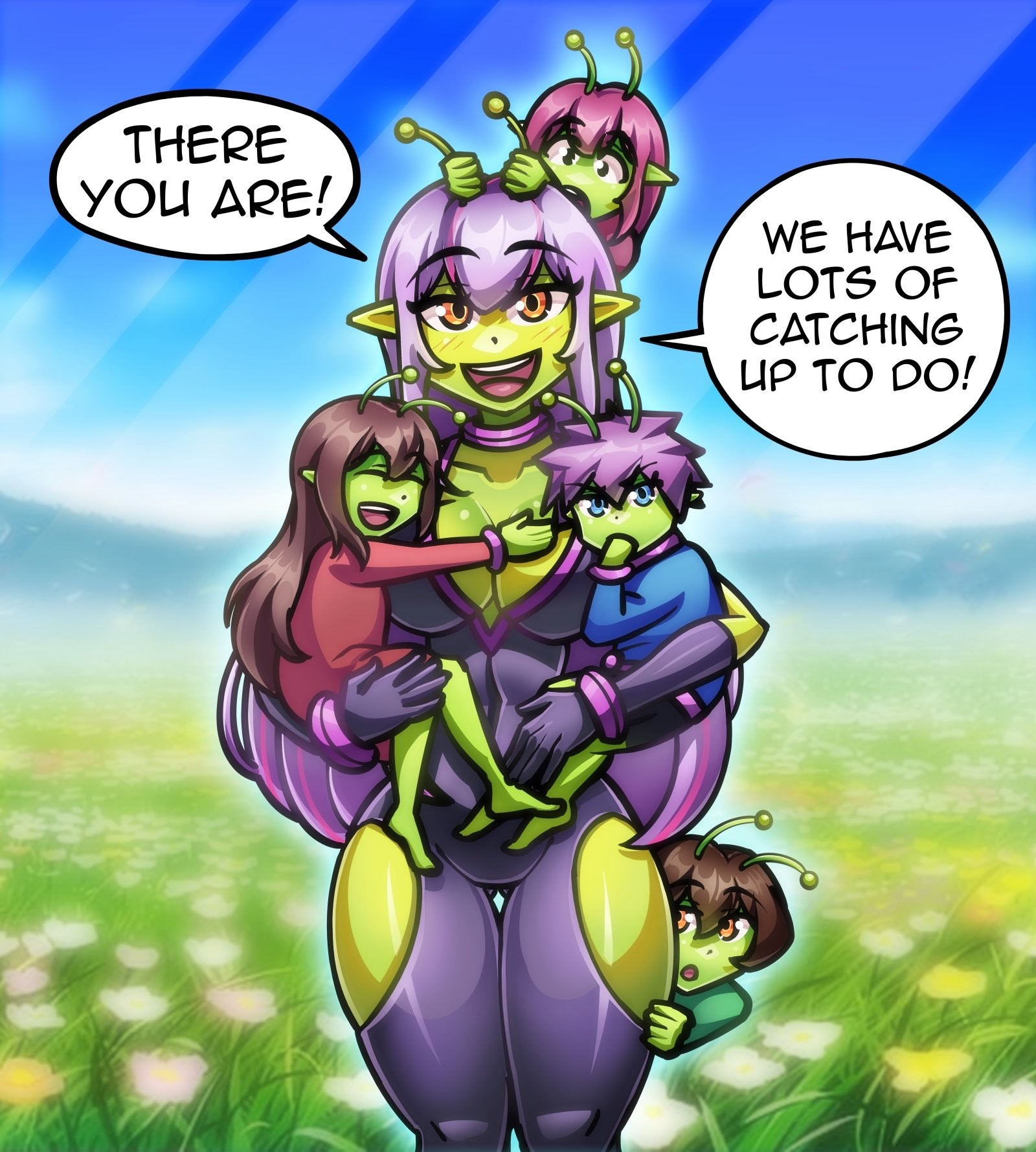 Out of this world porn comic picture 6