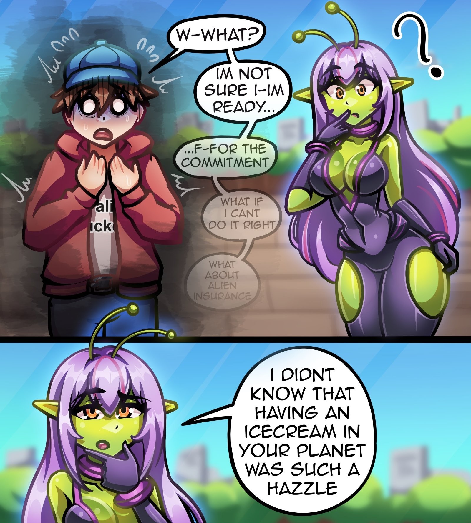 Out of this world porn comic picture 9