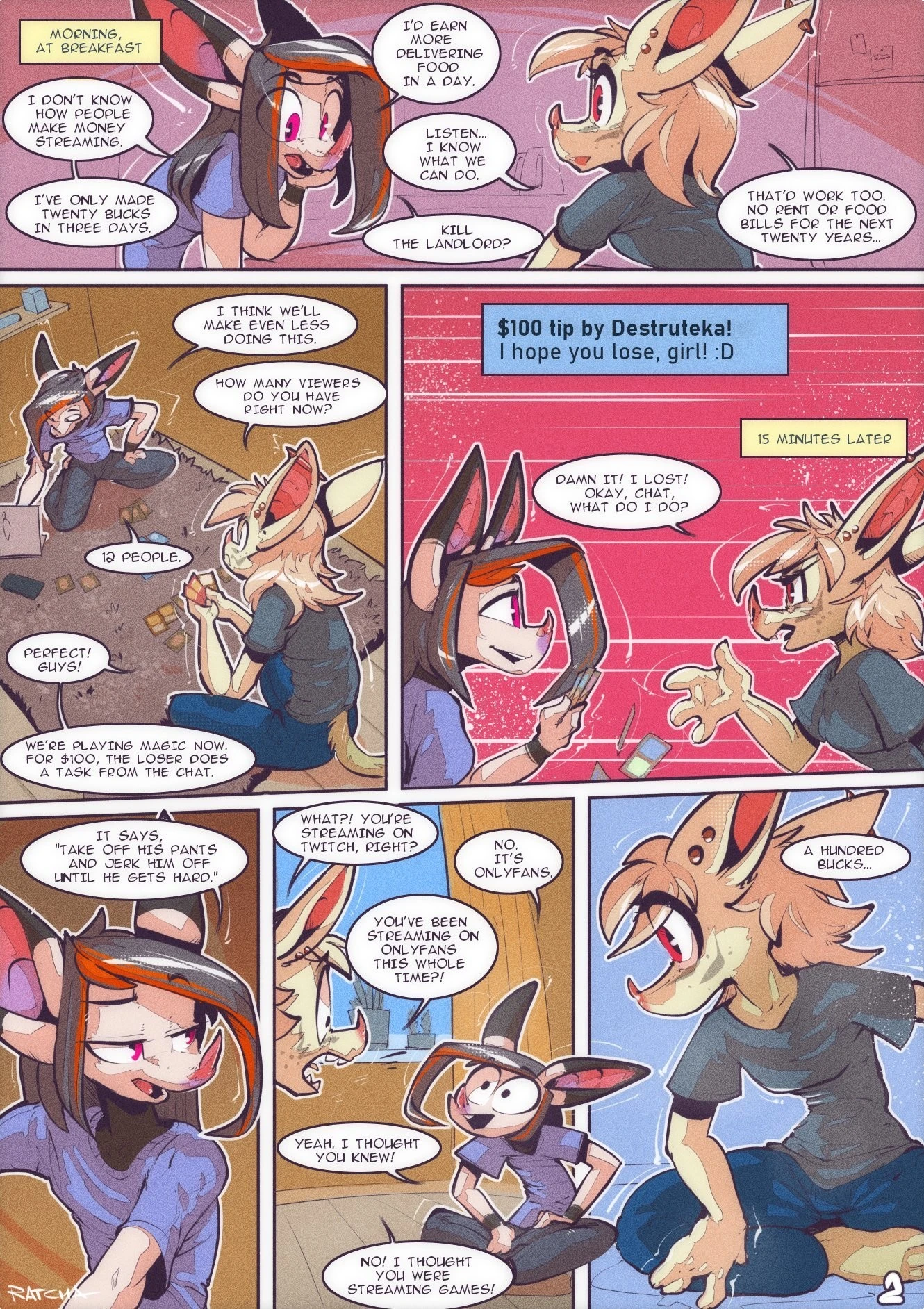 Webcam porn comic picture 2