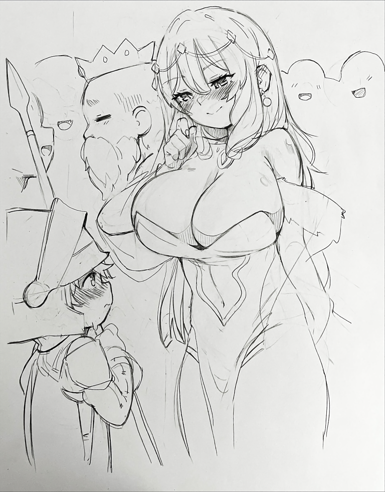 Youngest Guard and Queen porn comic picture 1