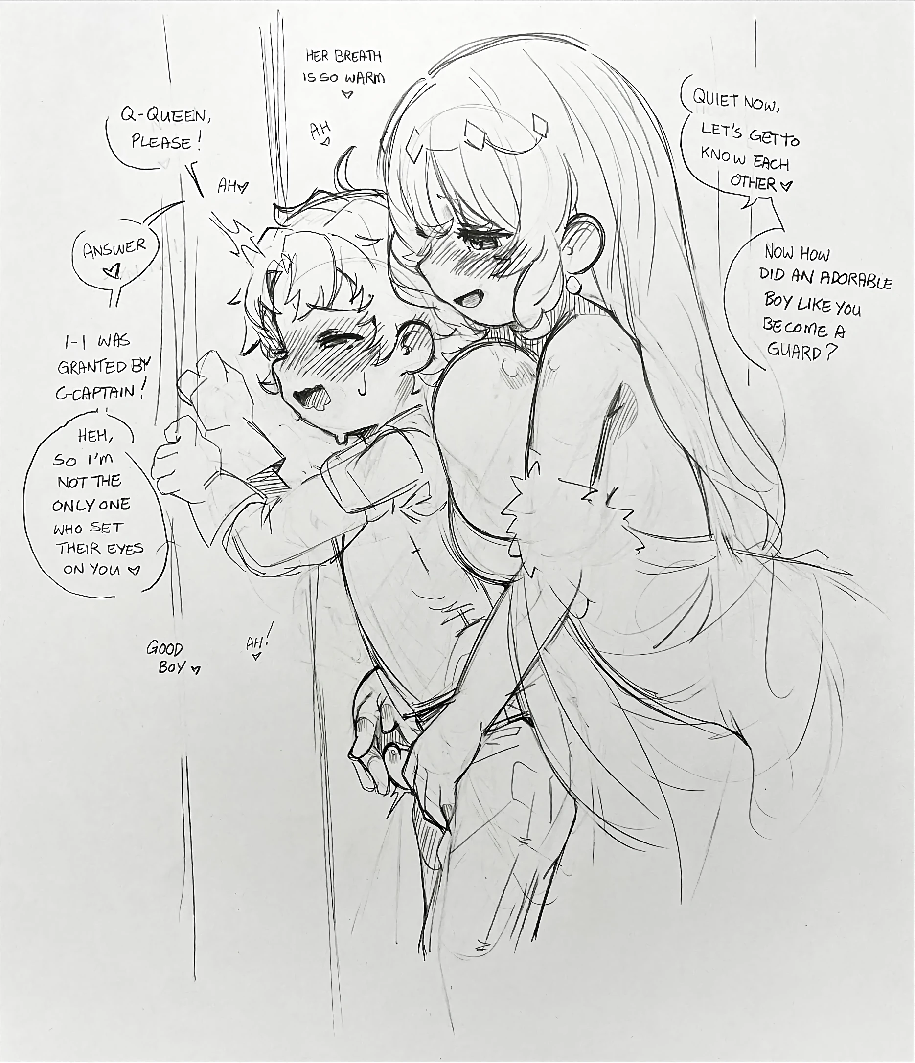 Youngest Guard and Queen porn comic picture 4