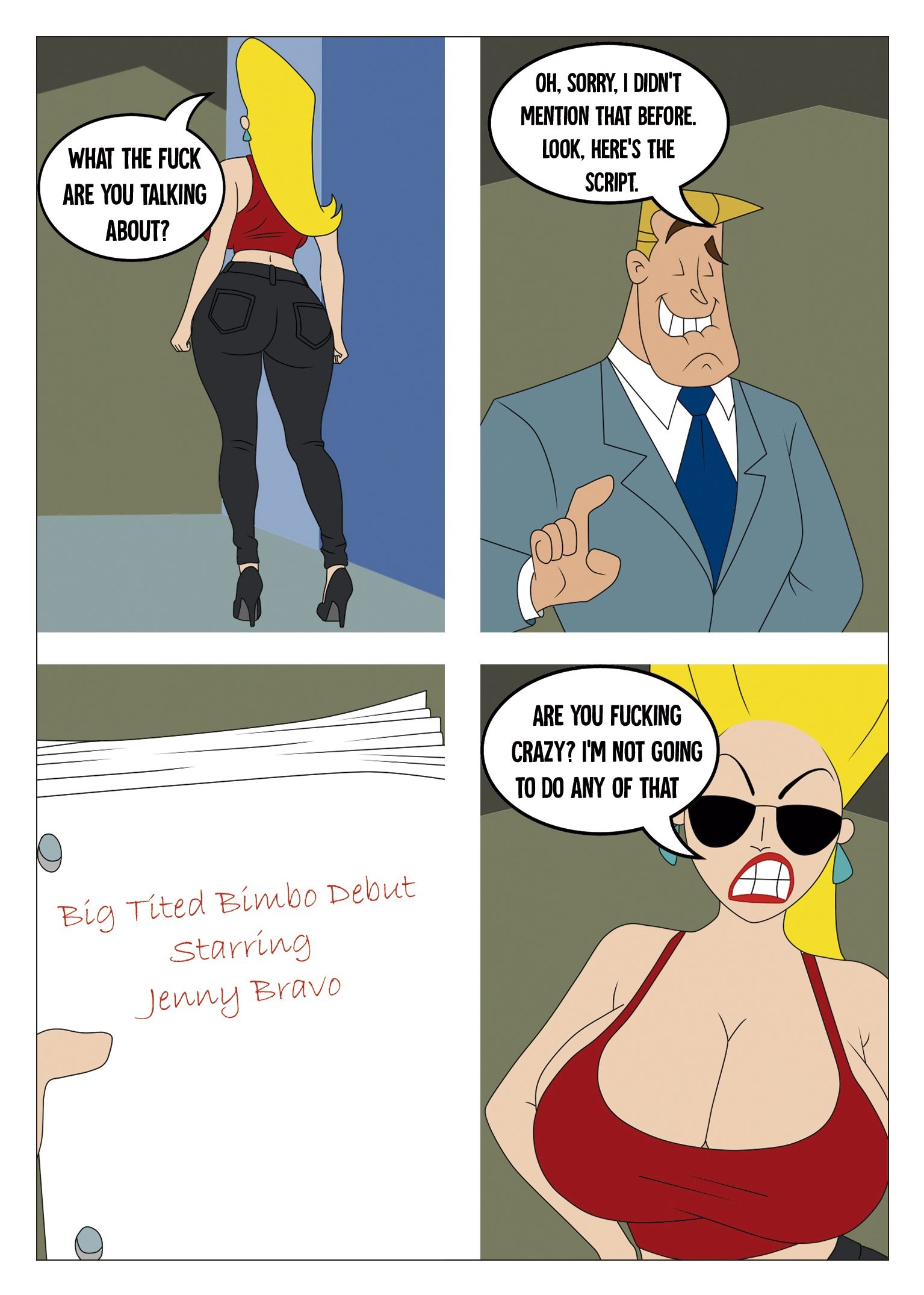 A Star is Born - Johnny Bravo porn comic picture 60