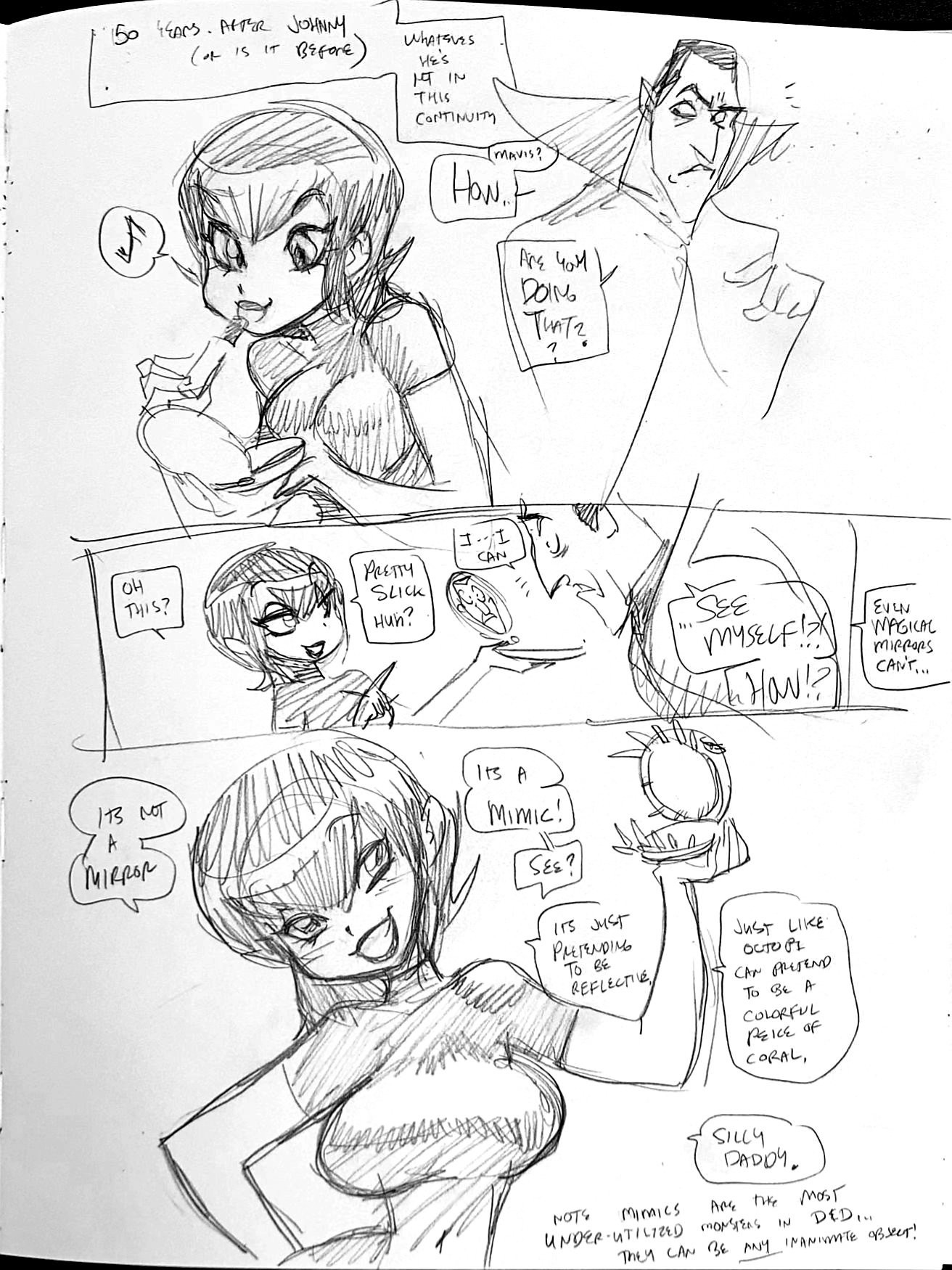 Booty Doc Goof-Off: Mavis x Alucard porn comic picture 1