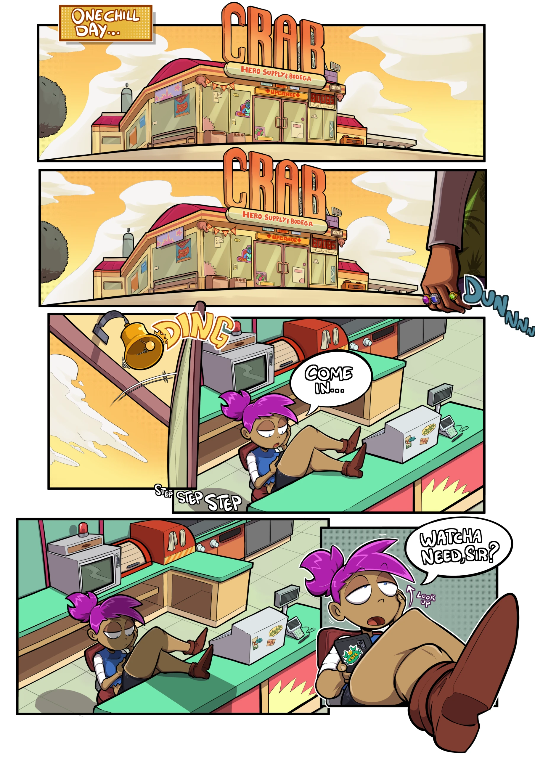 Enid has a Special Visit porn comic picture 2