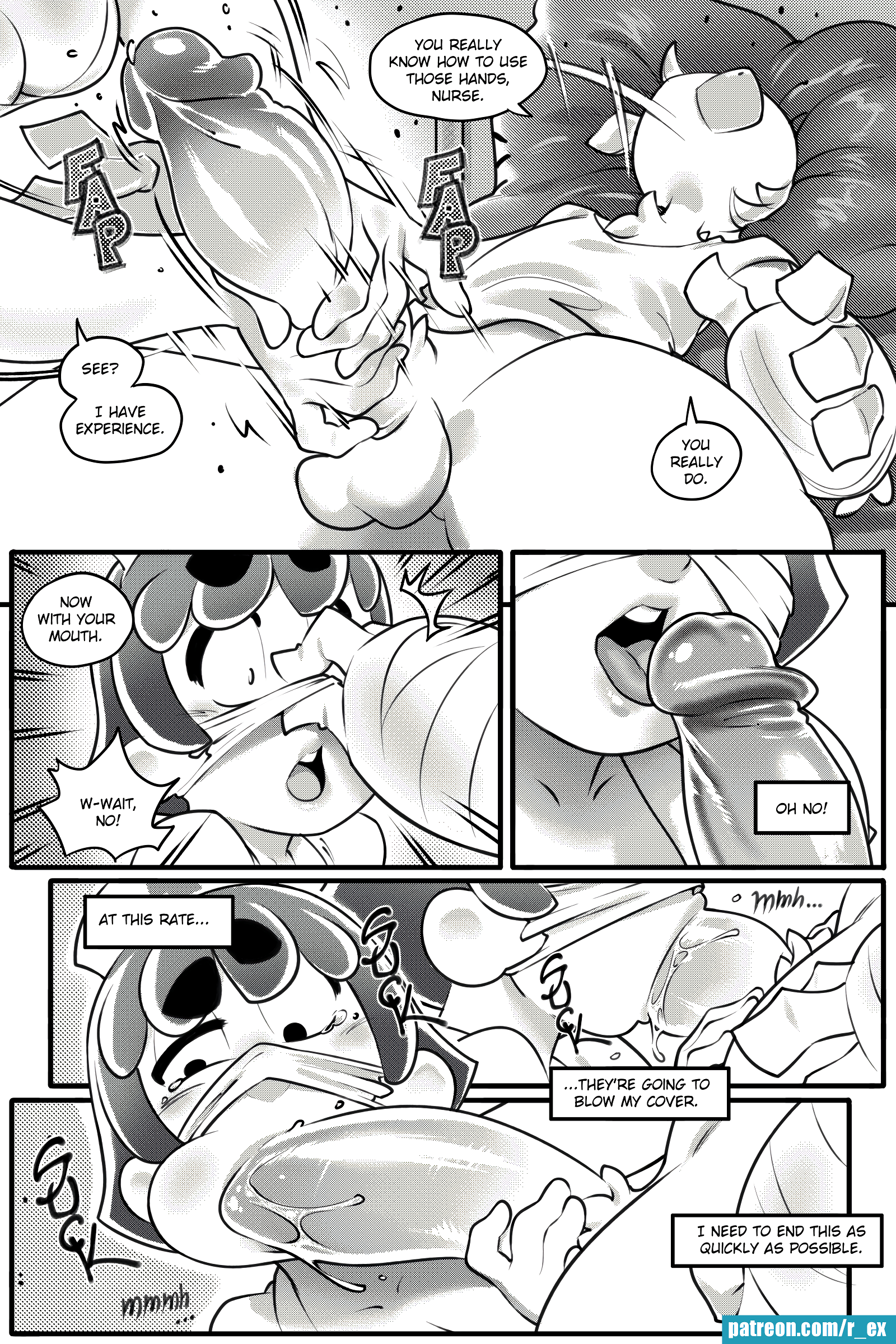 Lora: Nurse for the day porn comic picture 11