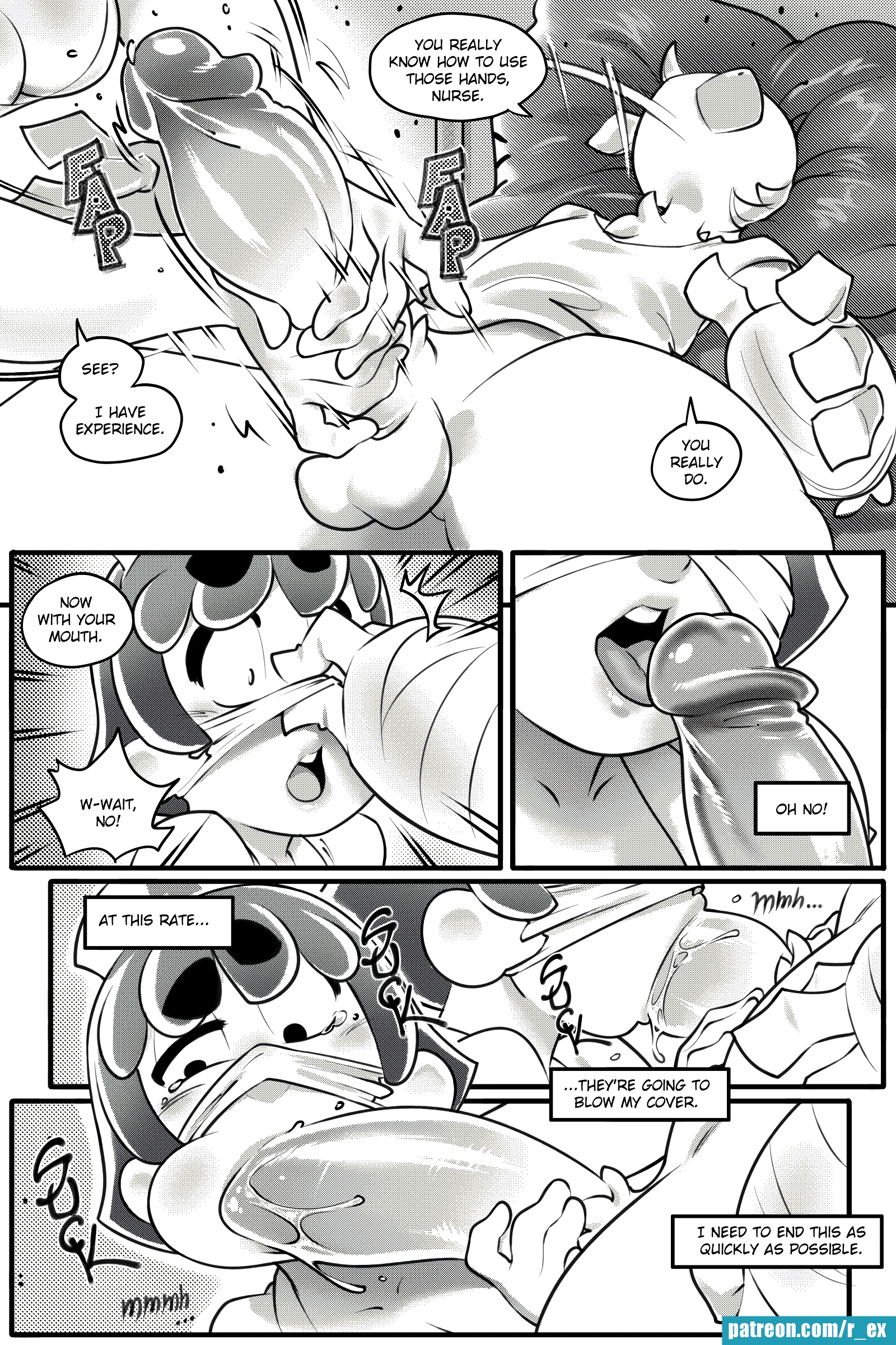 Lora: Nurse for the day porn comic picture 11