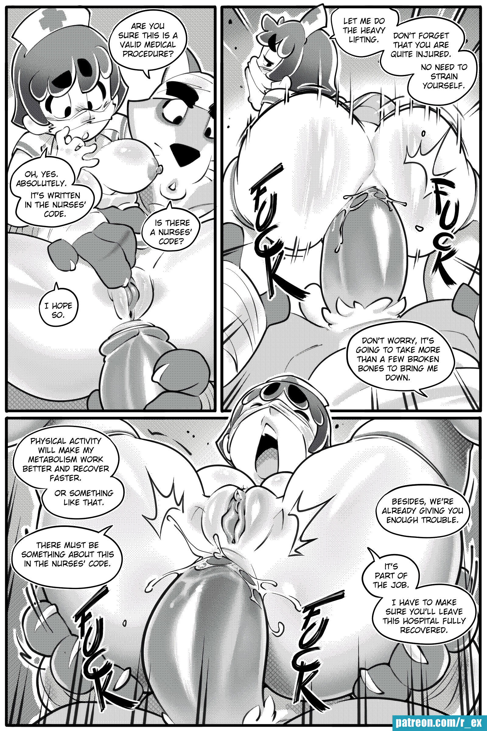 Lora: Nurse for the day porn comic picture 16