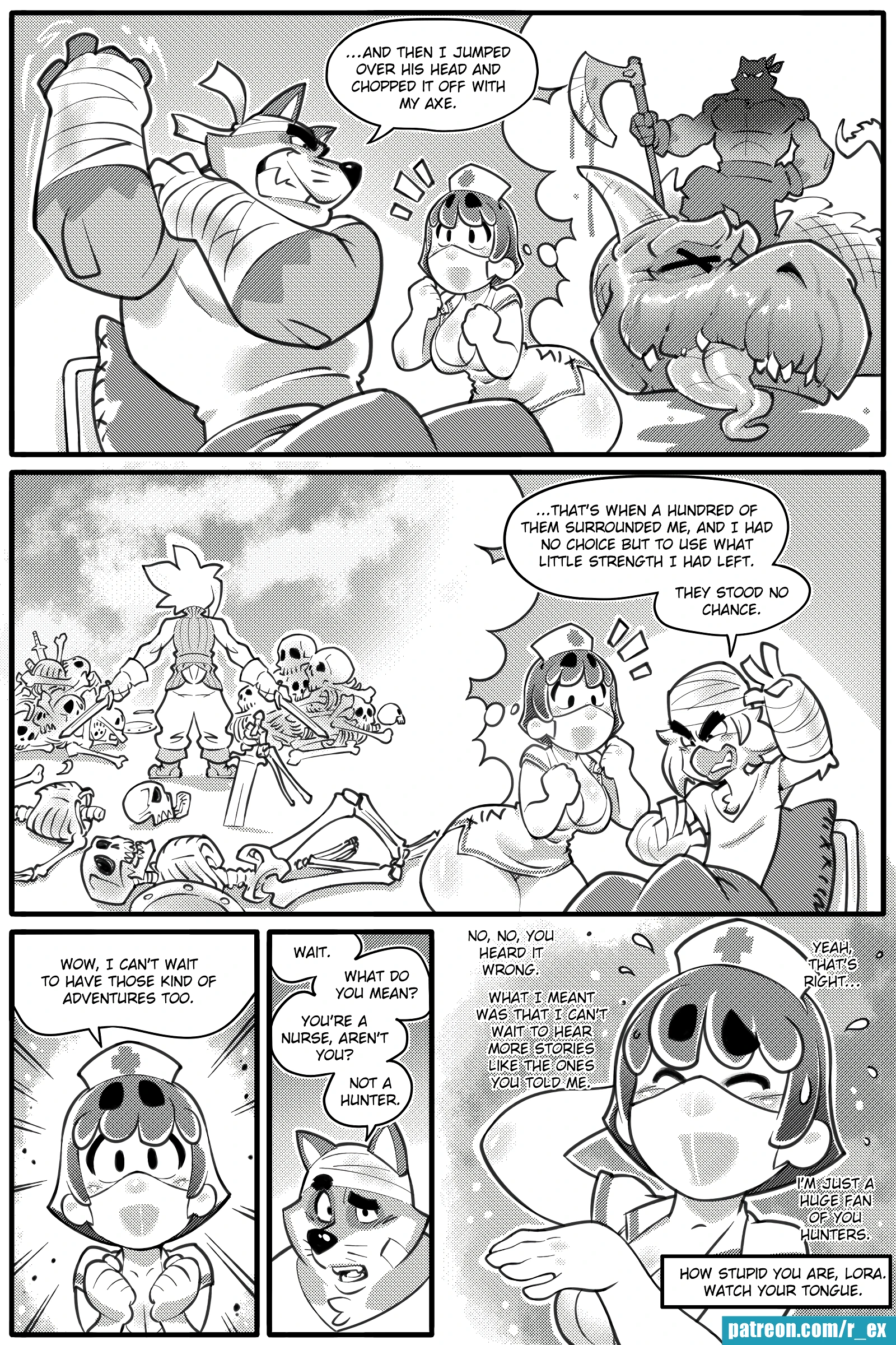Lora: Nurse for the day porn comic picture 6