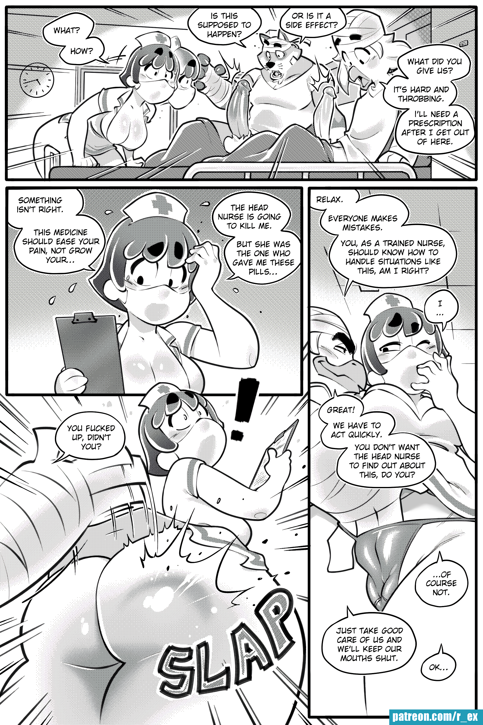 Lora: Nurse for the day porn comic picture 8