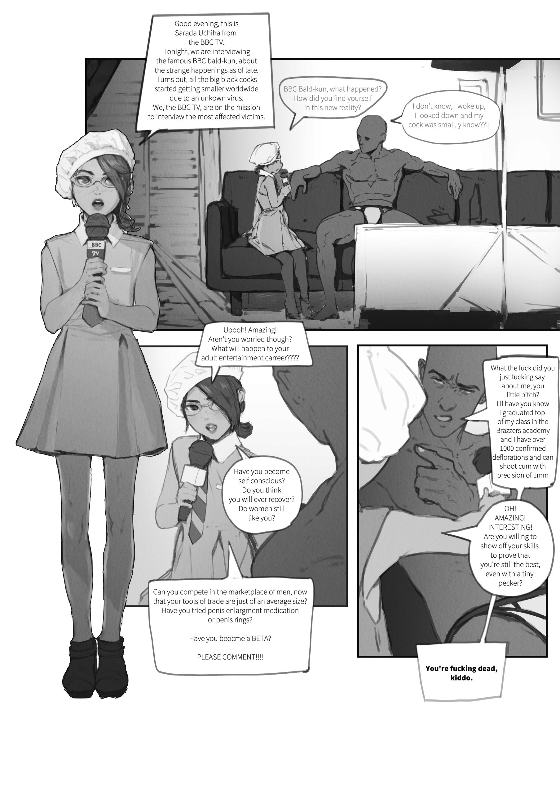 Sarada Uchiha's BBC Times Internship porn comic picture 2