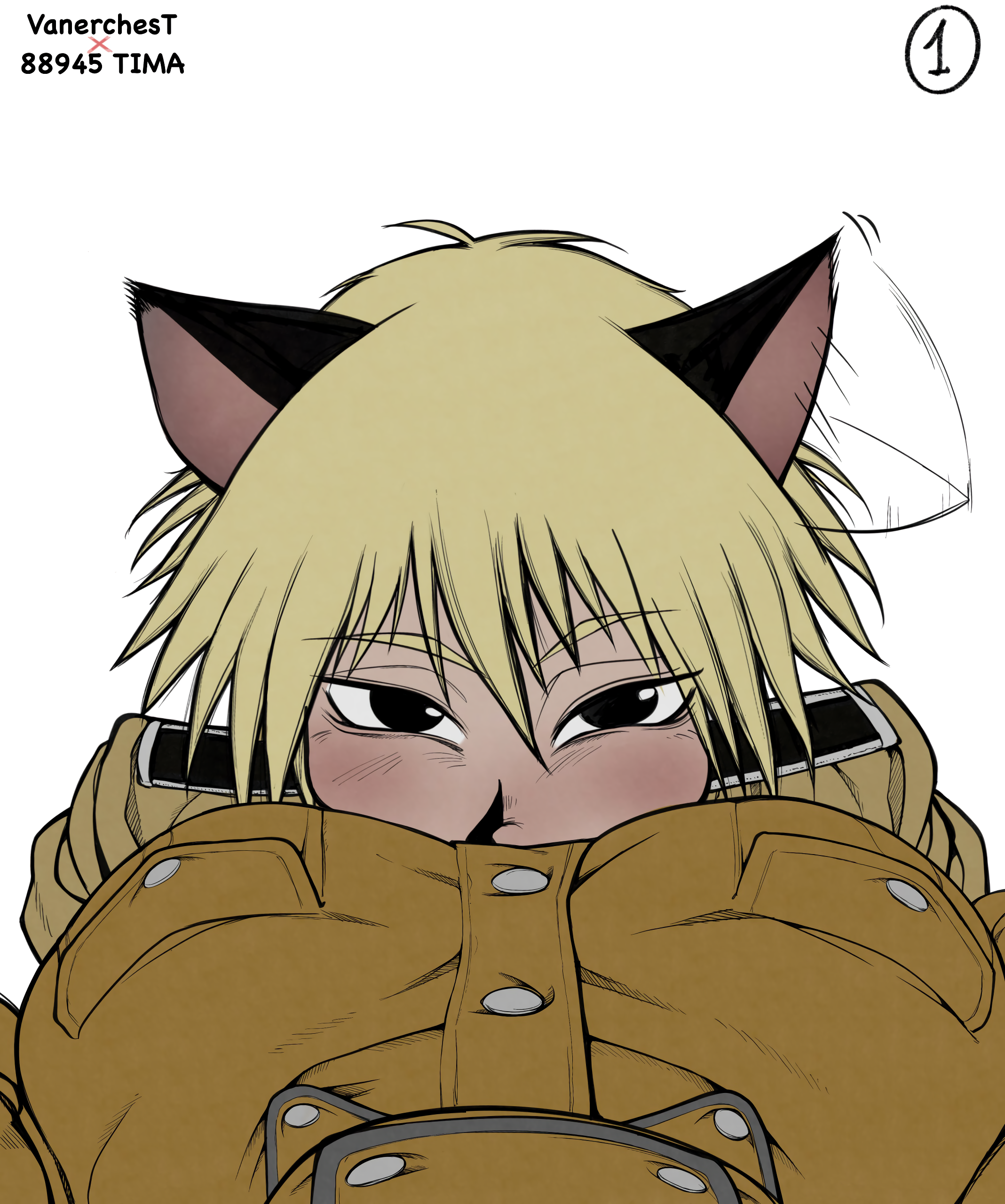 Seras Victoria x Schrodinger porn comic picture 1