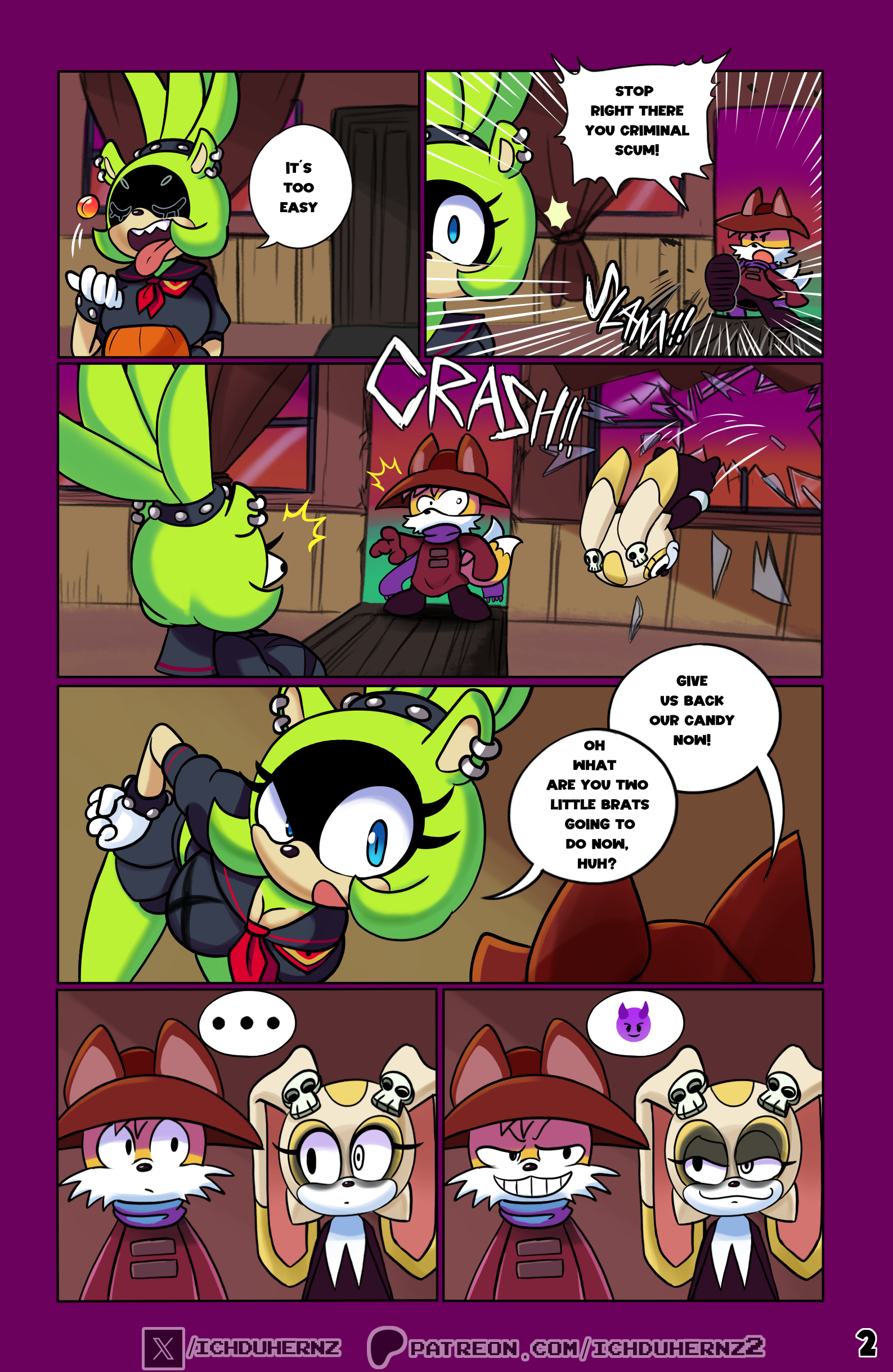 Tails and Cream Halloween Moment porn comic picture 4