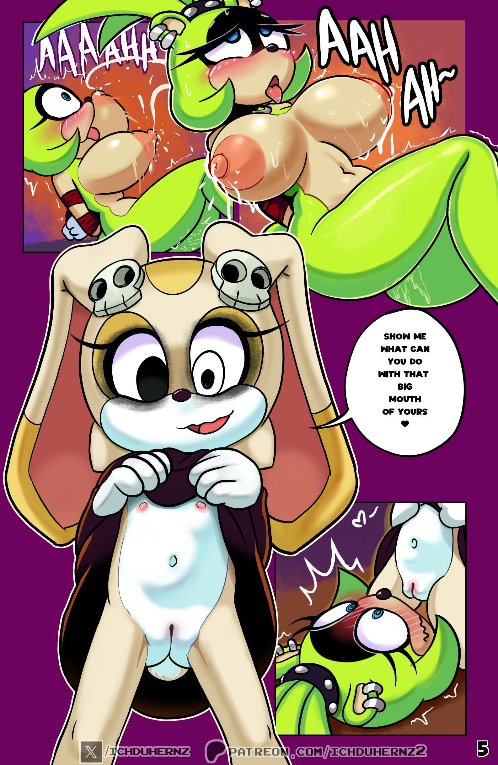 Tails and Cream Halloween Moment porn comic picture 7