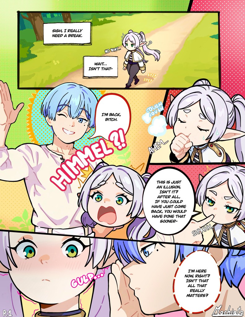 Frieren’s Happy Reunion porn comic picture 2