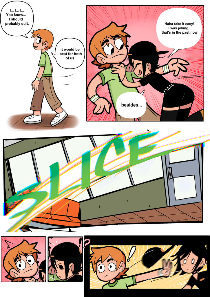 Scott Pilgrim Has a Job porn comic picture 10