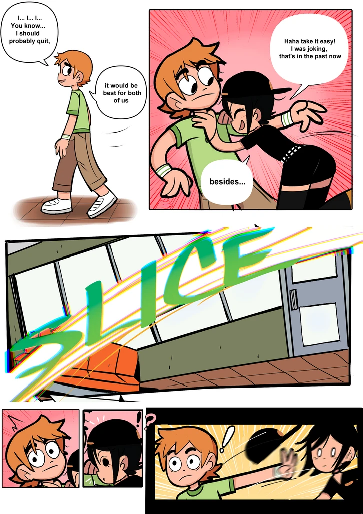 Scott Pilgrim Has a Job porn comic picture 10