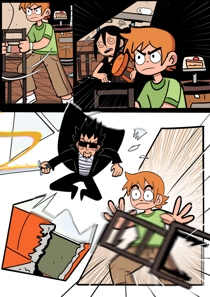 Scott Pilgrim Has a Job porn comic picture 12