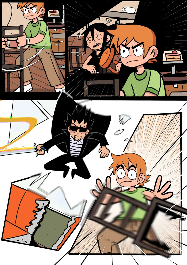 Scott Pilgrim Has a Job porn comic picture 12