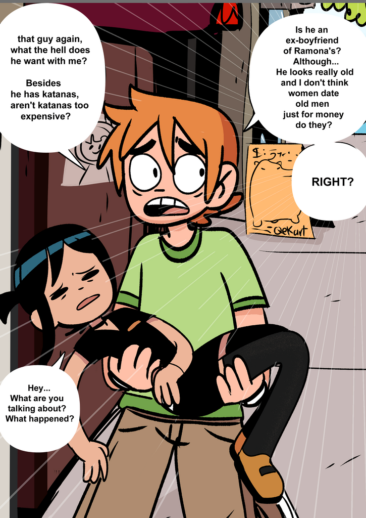 Scott Pilgrim Has a Job porn comic picture 14