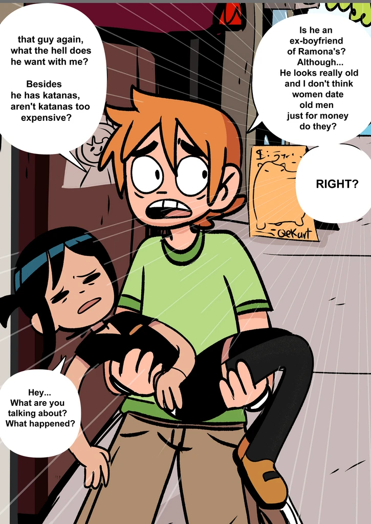 Scott Pilgrim Has a Job porn comic picture 14